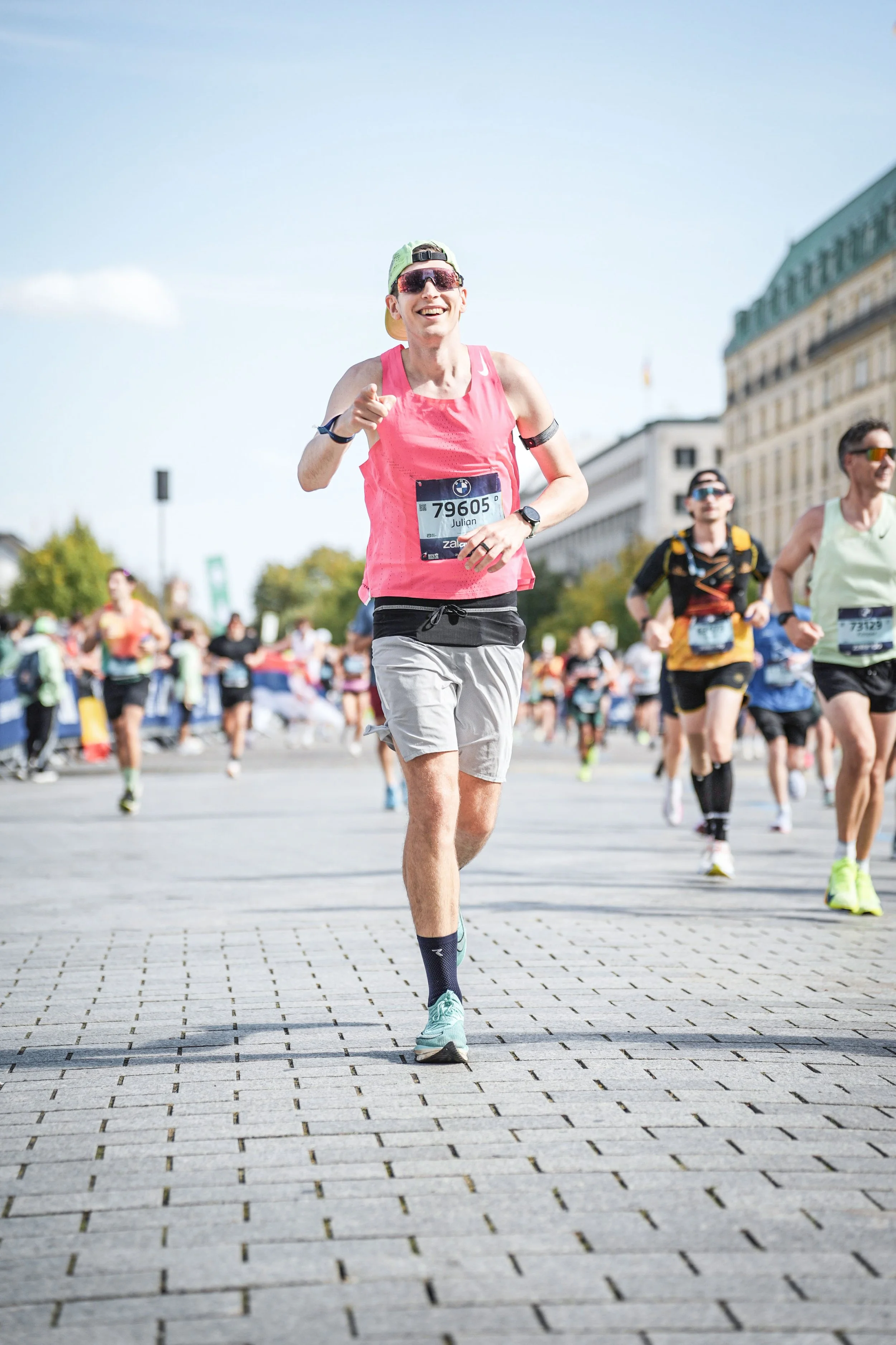 Me running the Berlin Marathon in 2025 - one of the Marathon Majors.