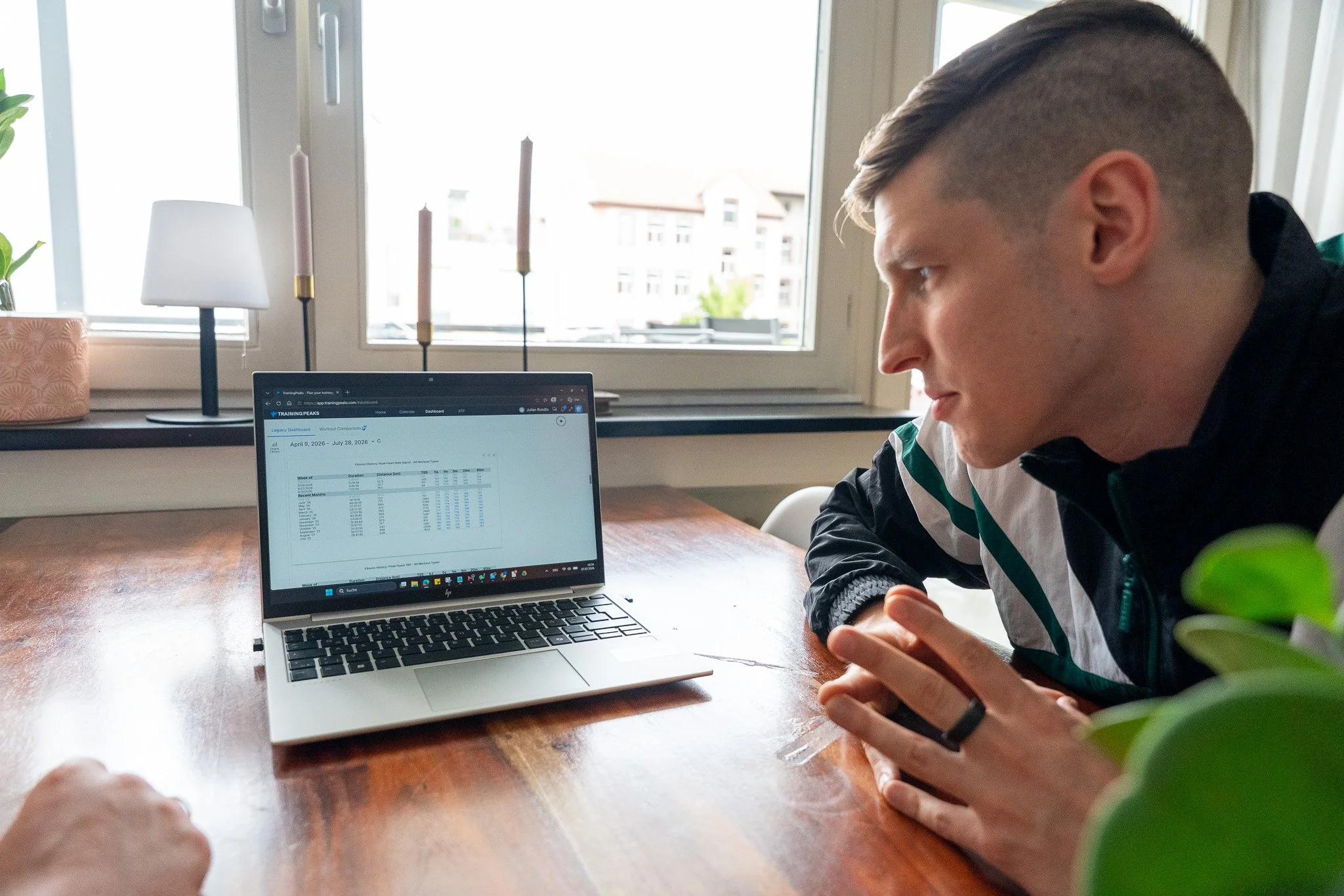 Analyzing the Training Peaks history for a customer to check on progress