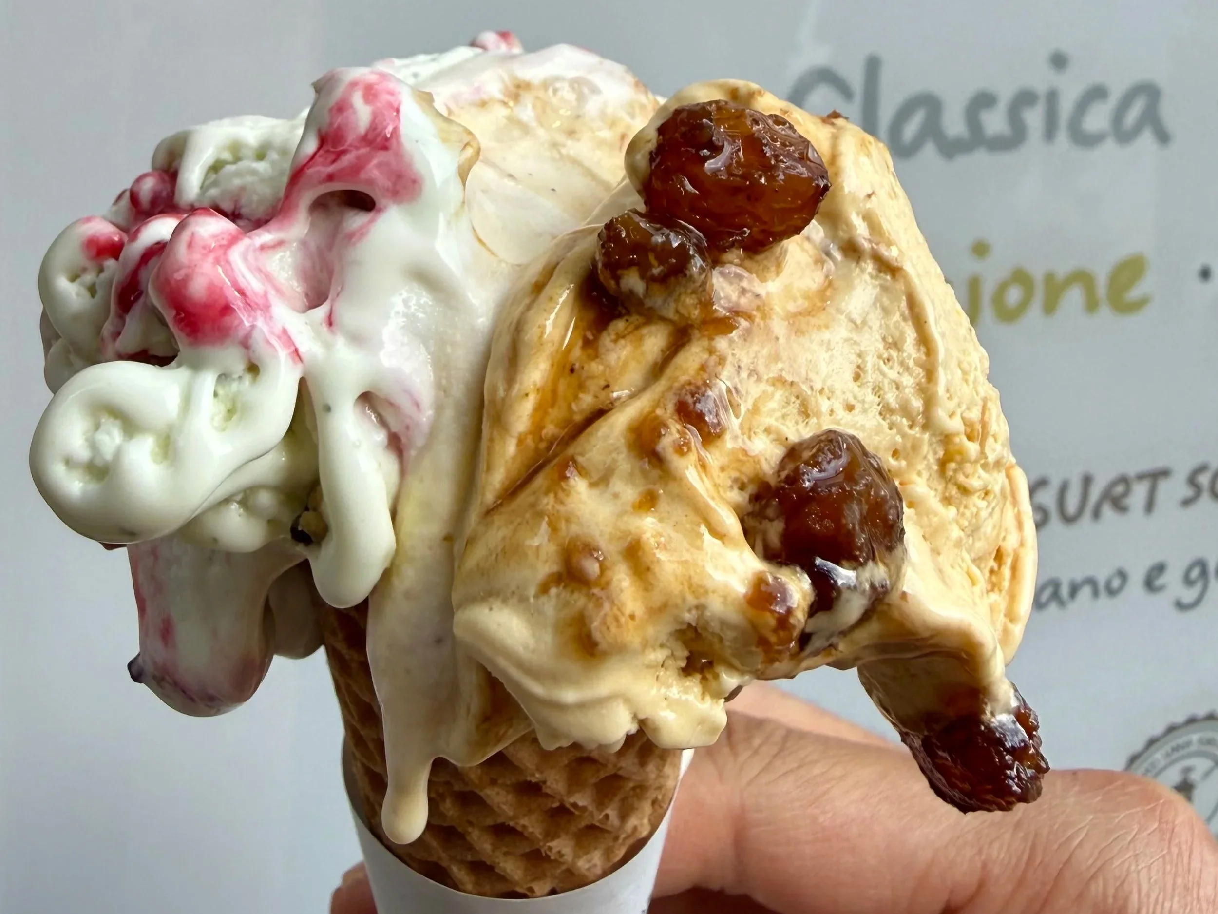Crispini gelateria Spoleto, Umbria, Italy