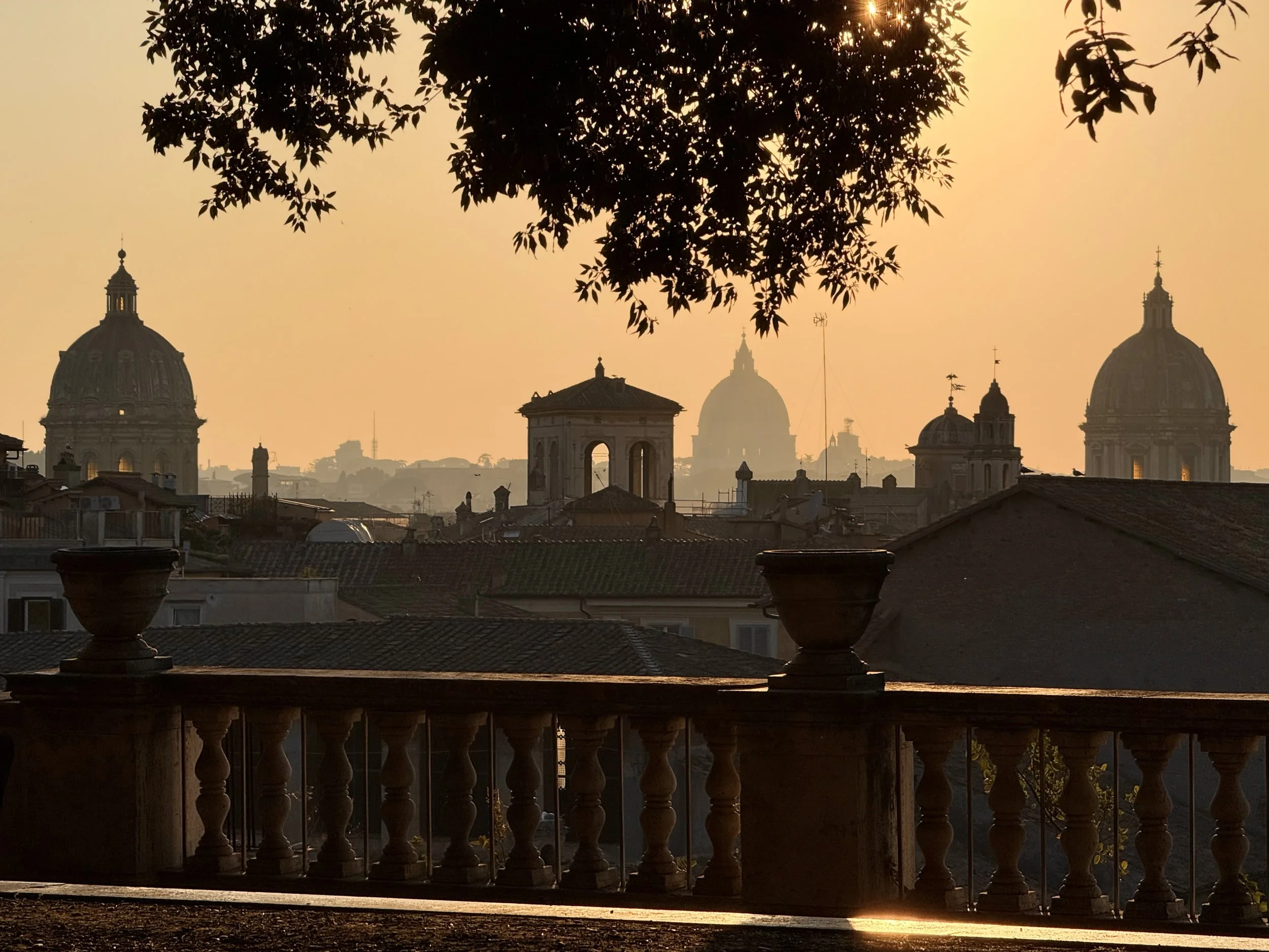 Sunset in Rome, Italy