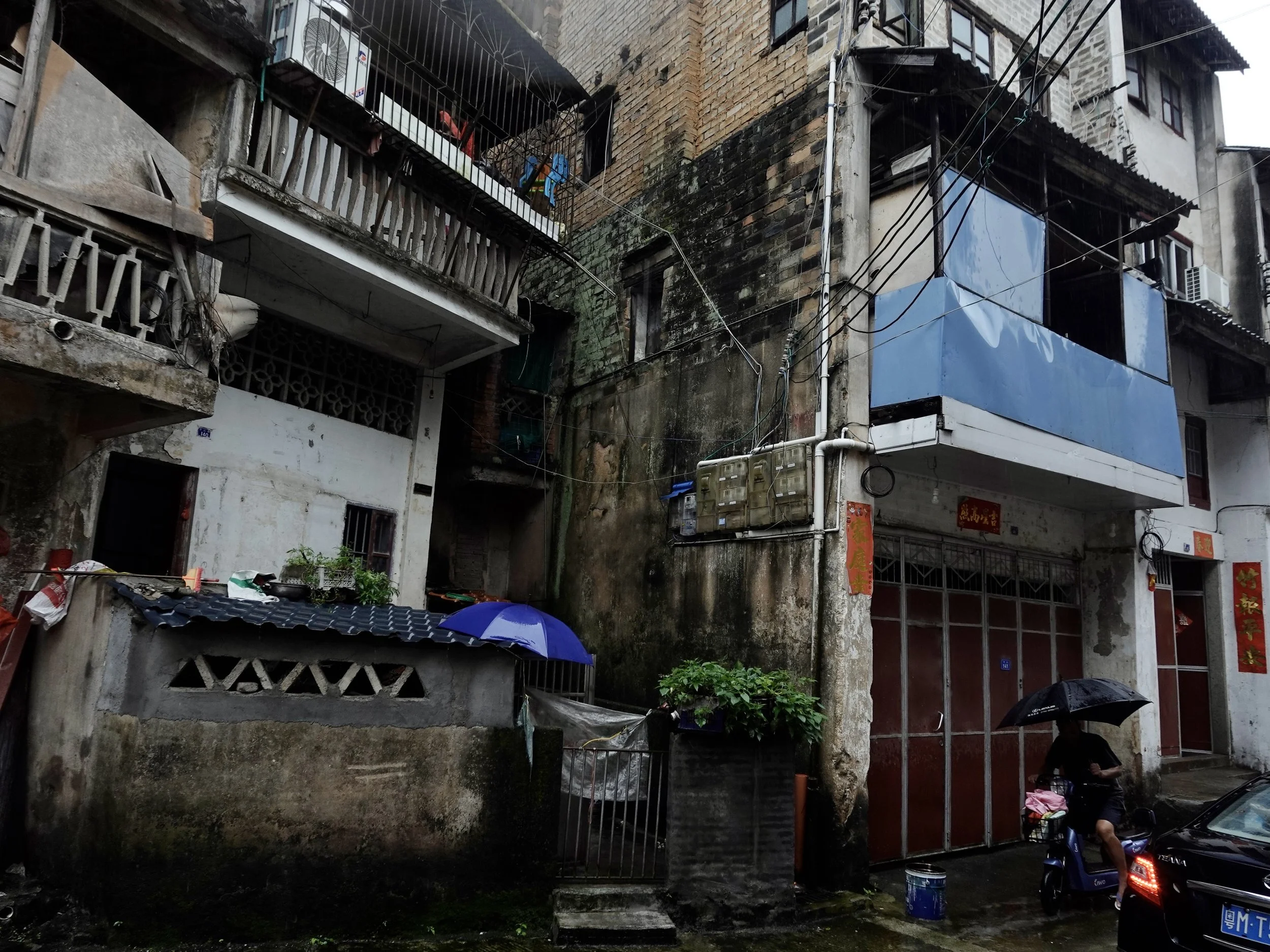The weathered house in Chayang where the author’s paternal grandmother lived before marrying and moving to Malaya.