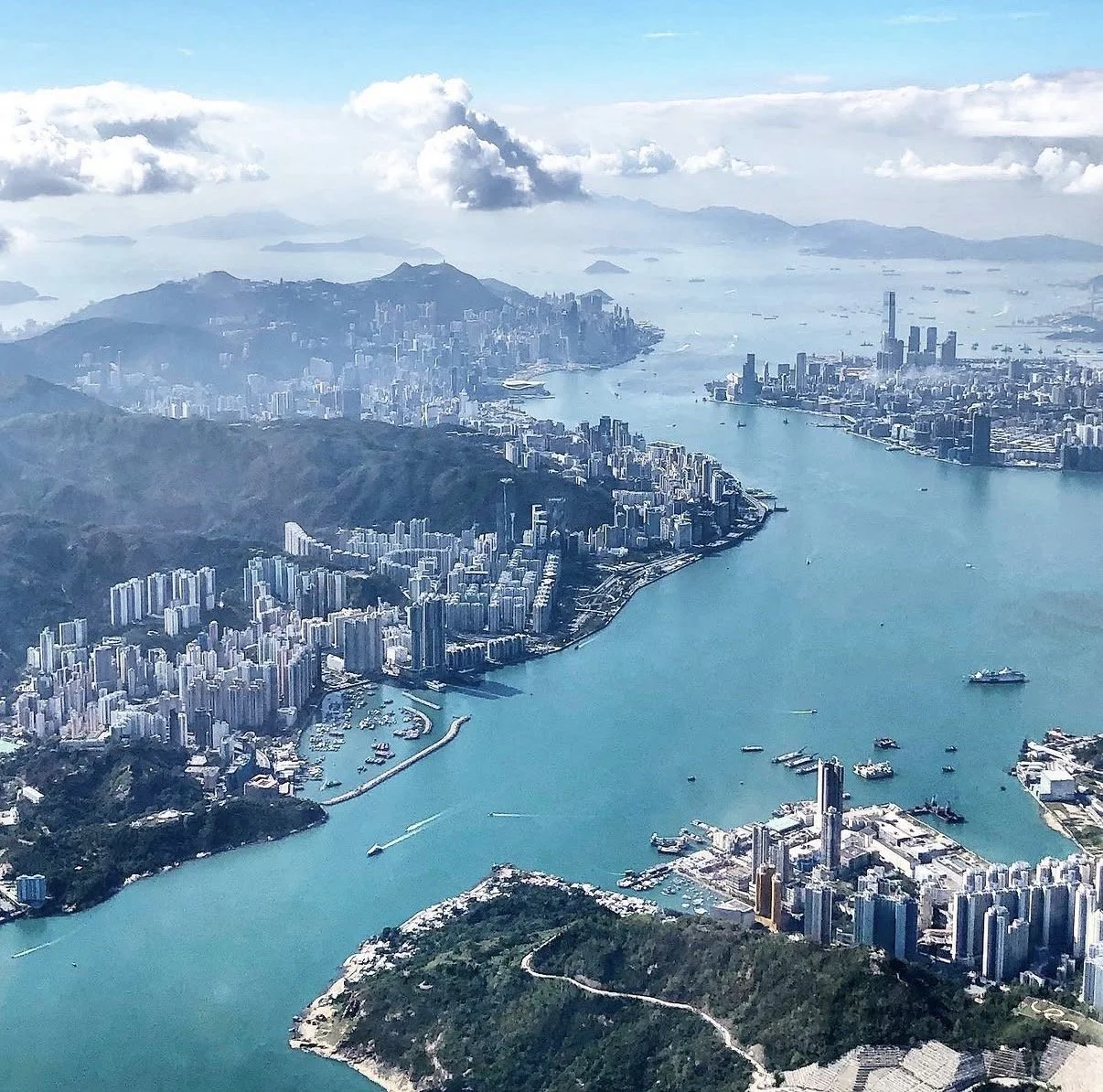 Hong Kong Island and Victoria Harbour