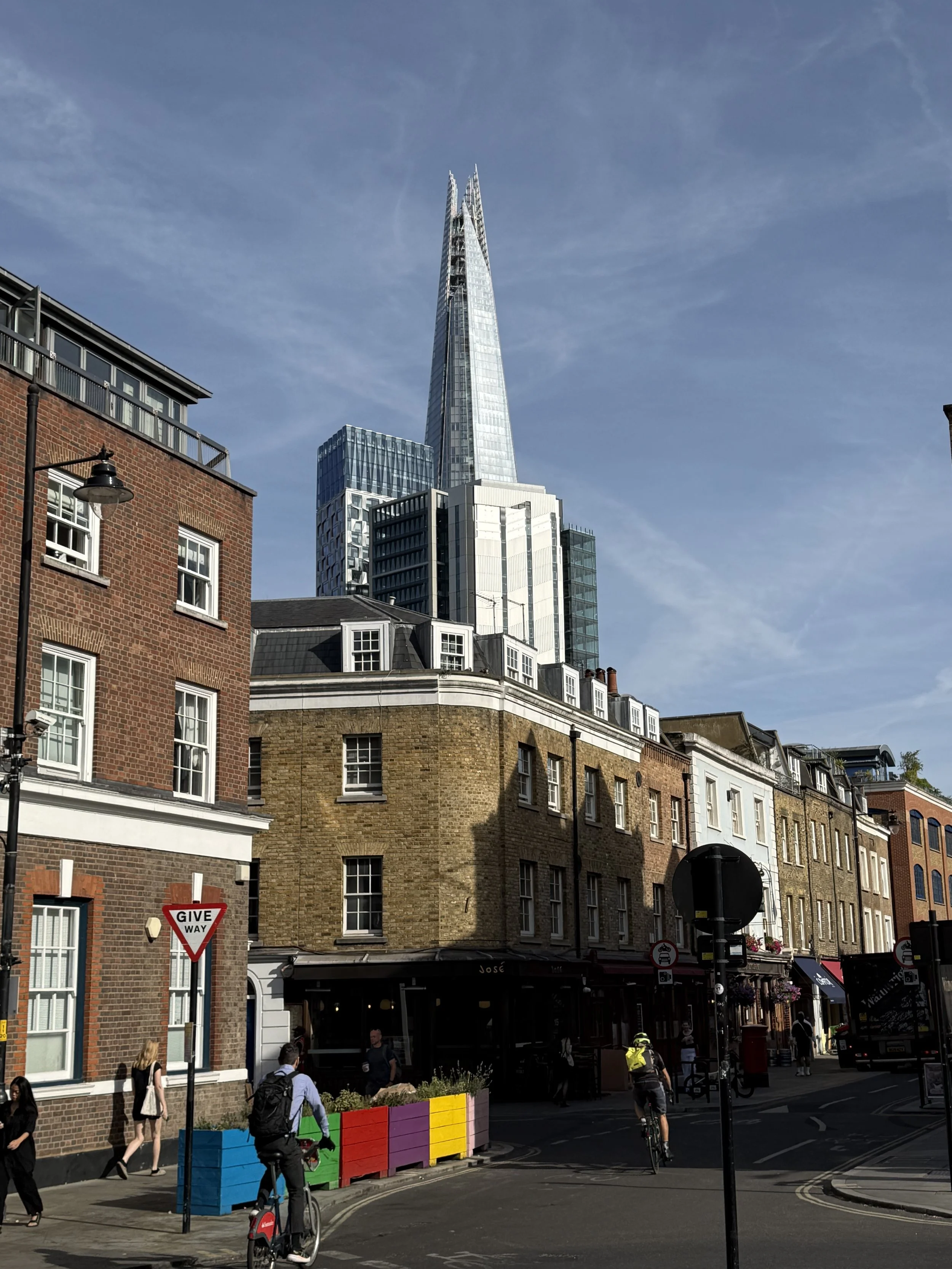 London Bermondsey Street in the morning