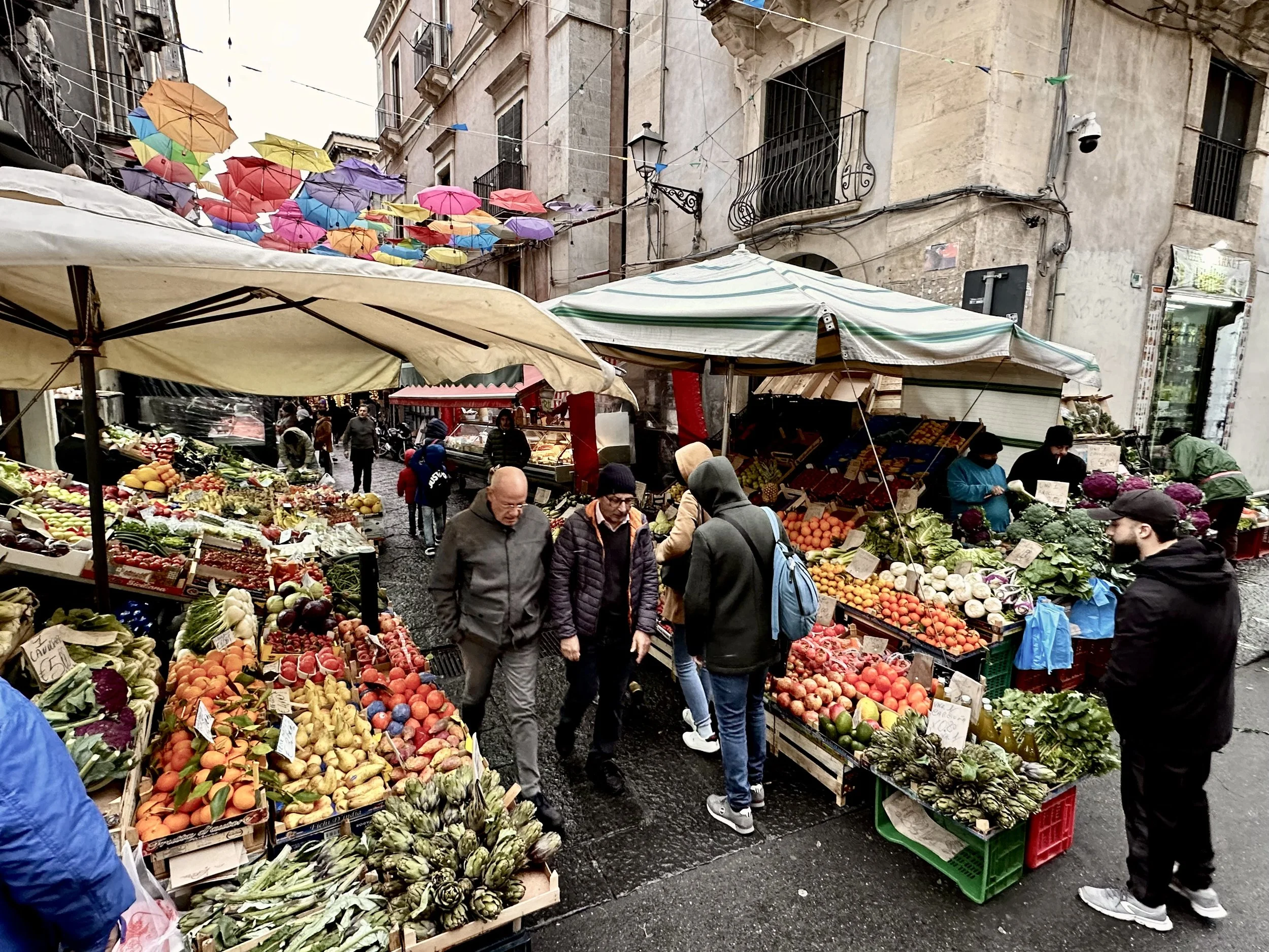 Market in Catania, Sicily, Italy