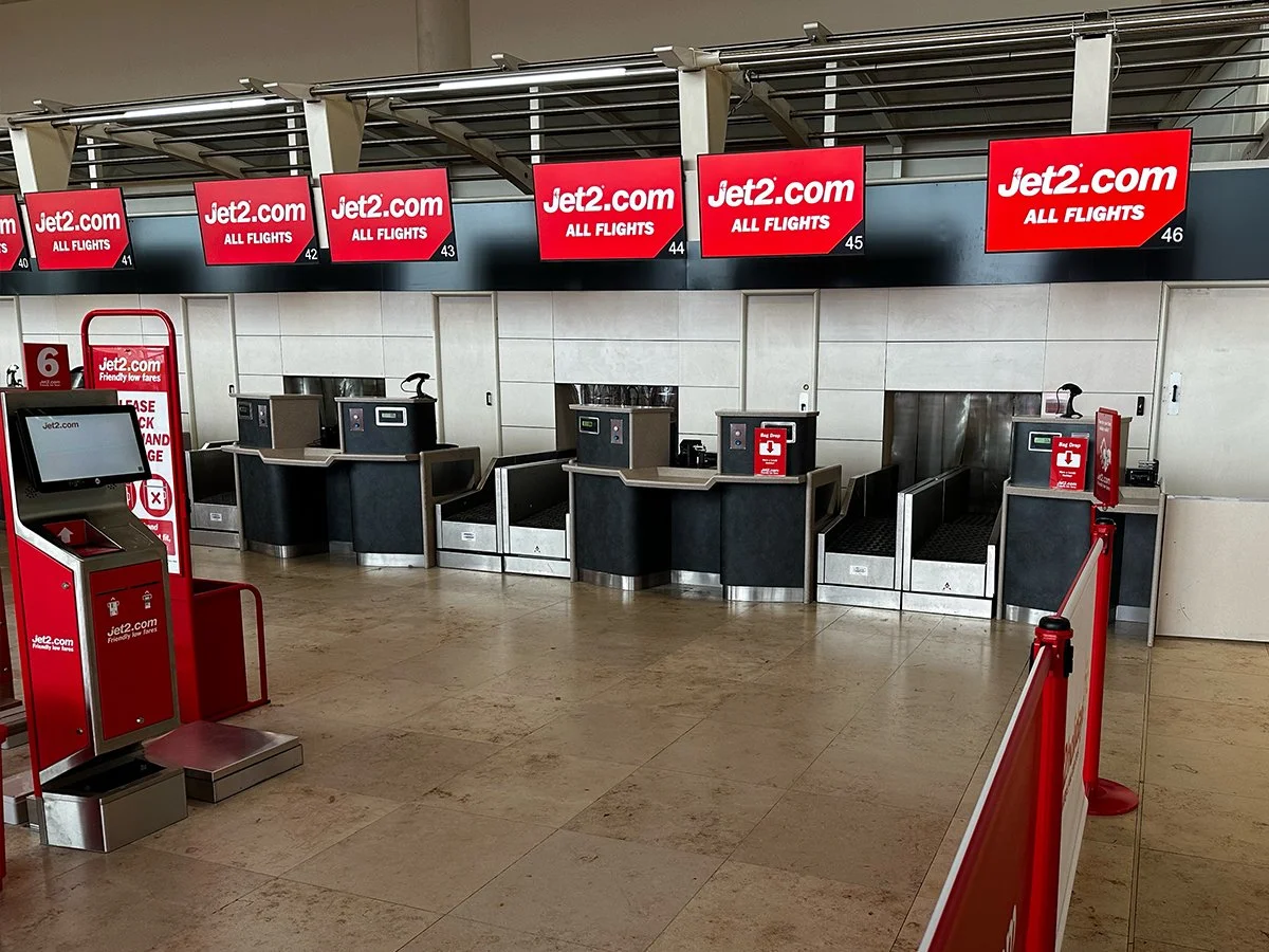 Liverpool Airport Jet2 Check-In Desks