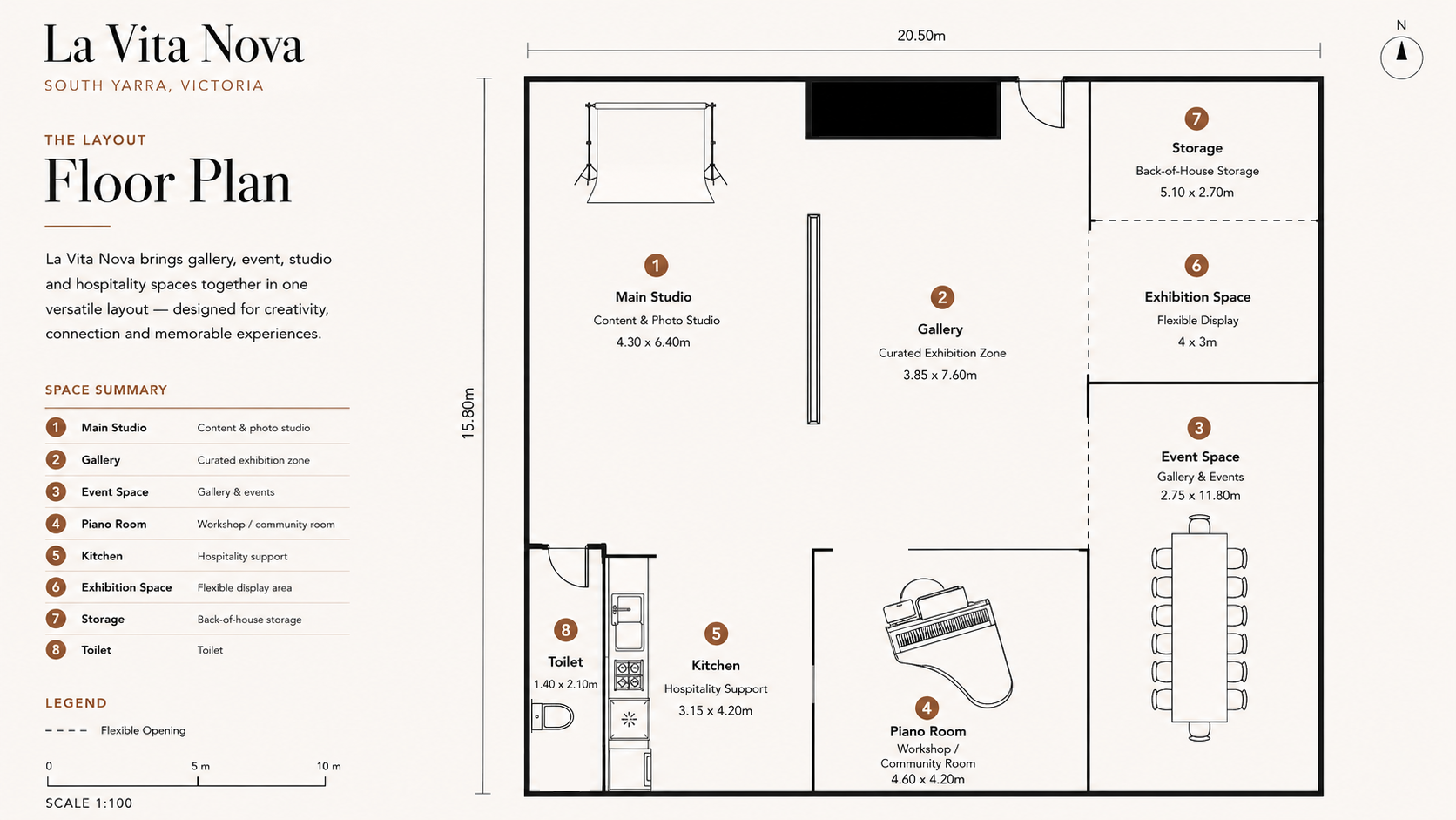 La Vita Nova ground floor plan