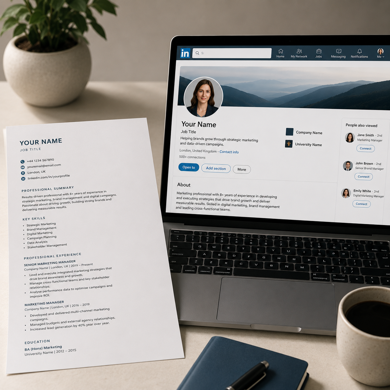 CV + LinkedIN Package