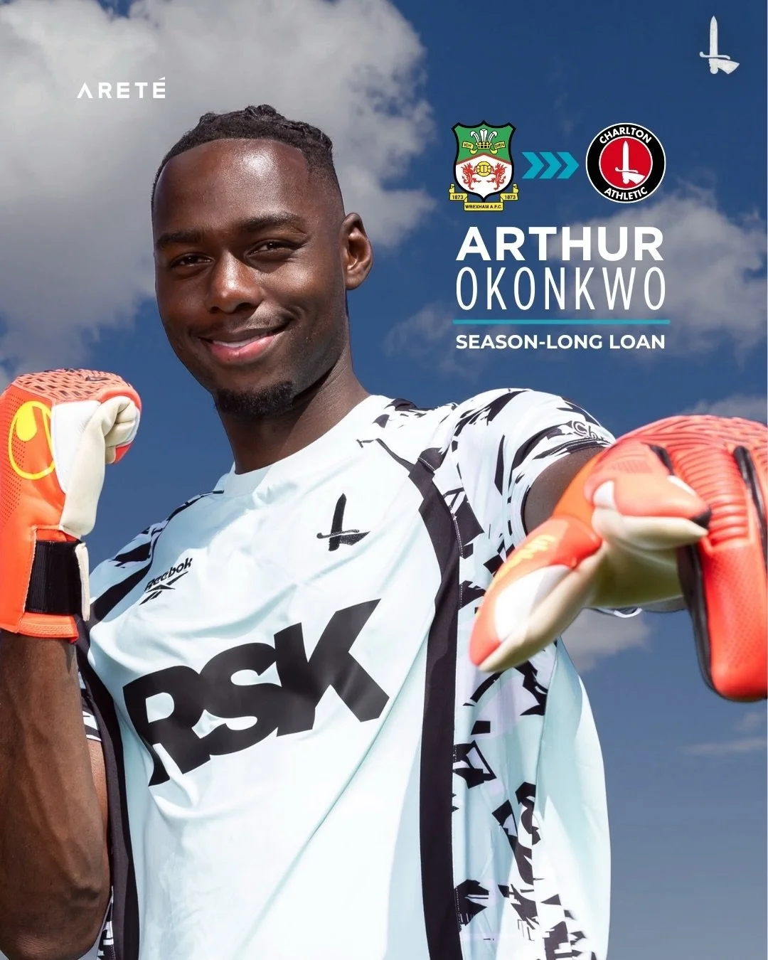 Loan move: completed ✔️ 

Delighted to announce @_arthurokonkwo&rsquo;s season-long loan move from @wrexham_afc to @cafcofficial ✍️
