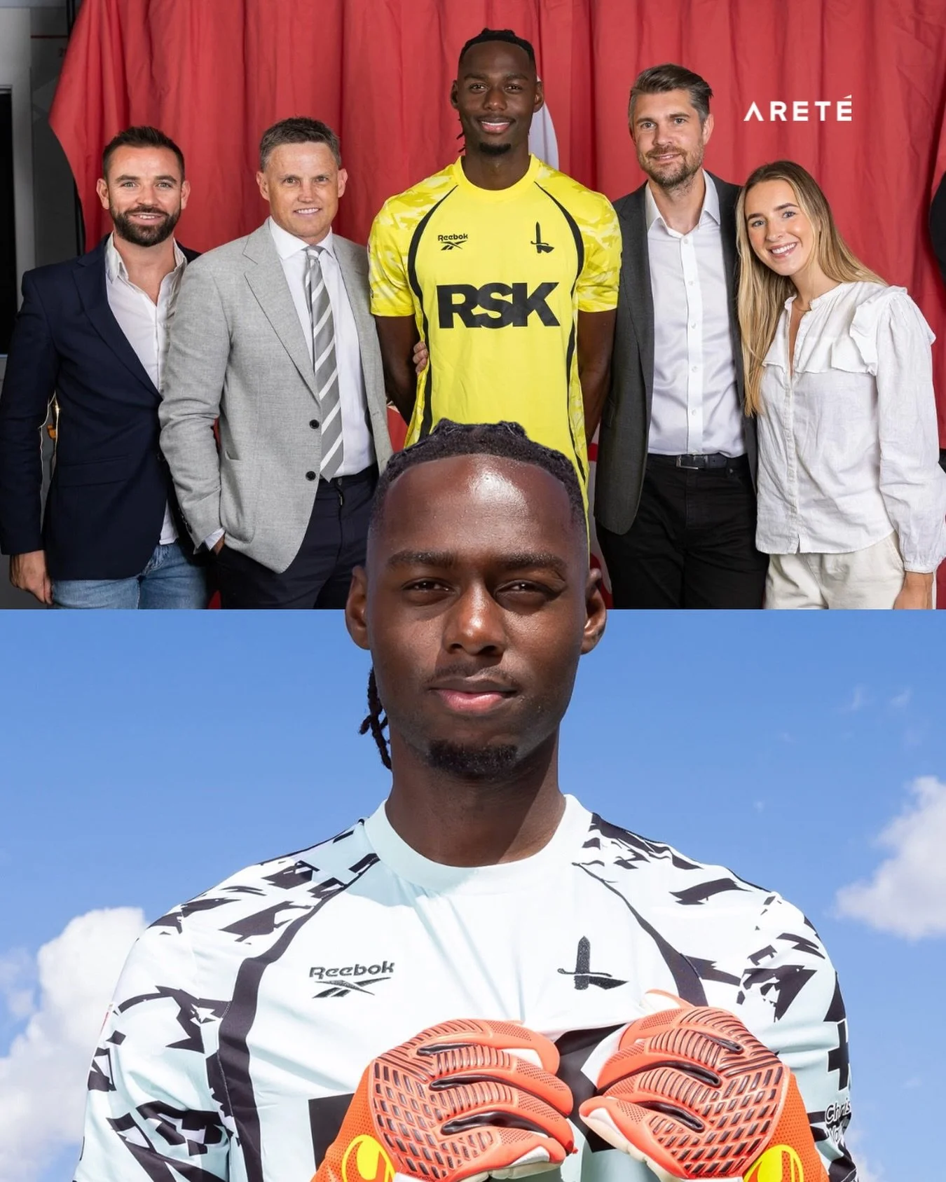 Team ARET&Eacute; supporting @_arthurokonkwo in his season-long loan move from @wrexham_afc to @cafcofficial 🤝🩵