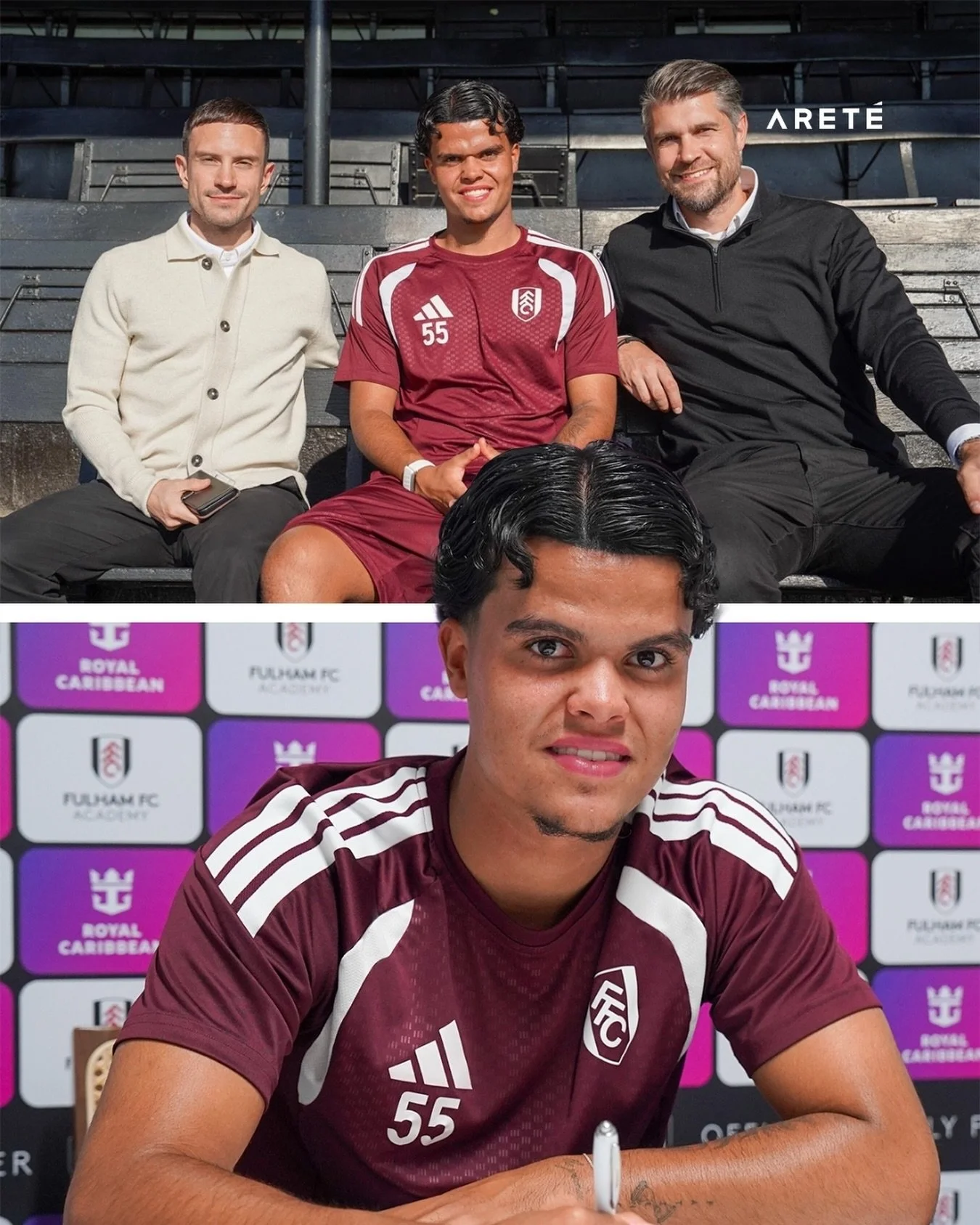 ARET&Eacute; x @jaydenquashie x @fulhamfc ✍️ 

Delighted to announce Jayden&rsquo;s new three-year deal at his boyhood club 🩵

💼 @jb_arete | @akc_arete
