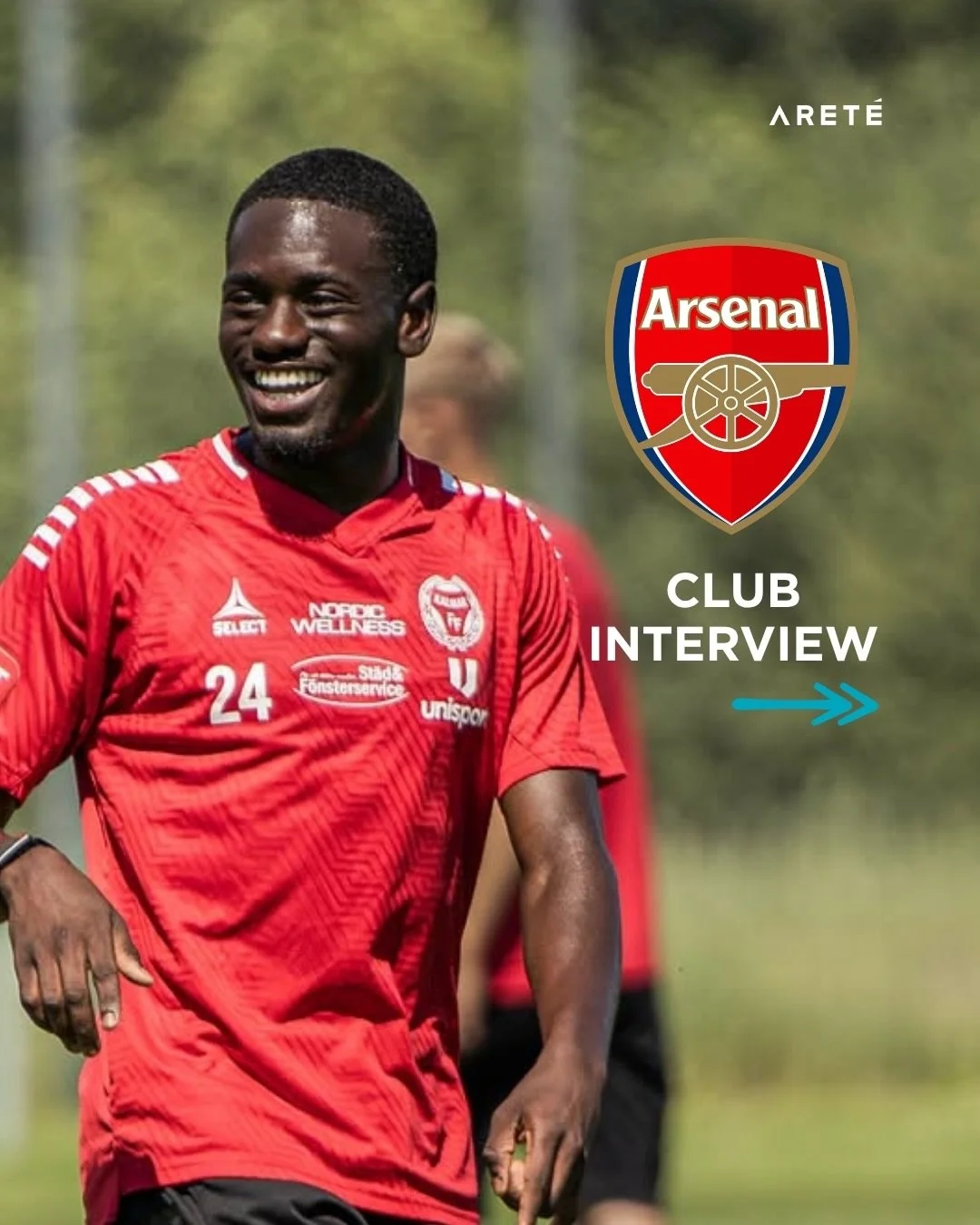 Settled in nicely 👌 

@sagoejr spoke to the official @arsenal website recently about life in Sweden and his aims for his loan spell at @kalmar_ff 🗣️ 

📱 Full interview on arsenal.com