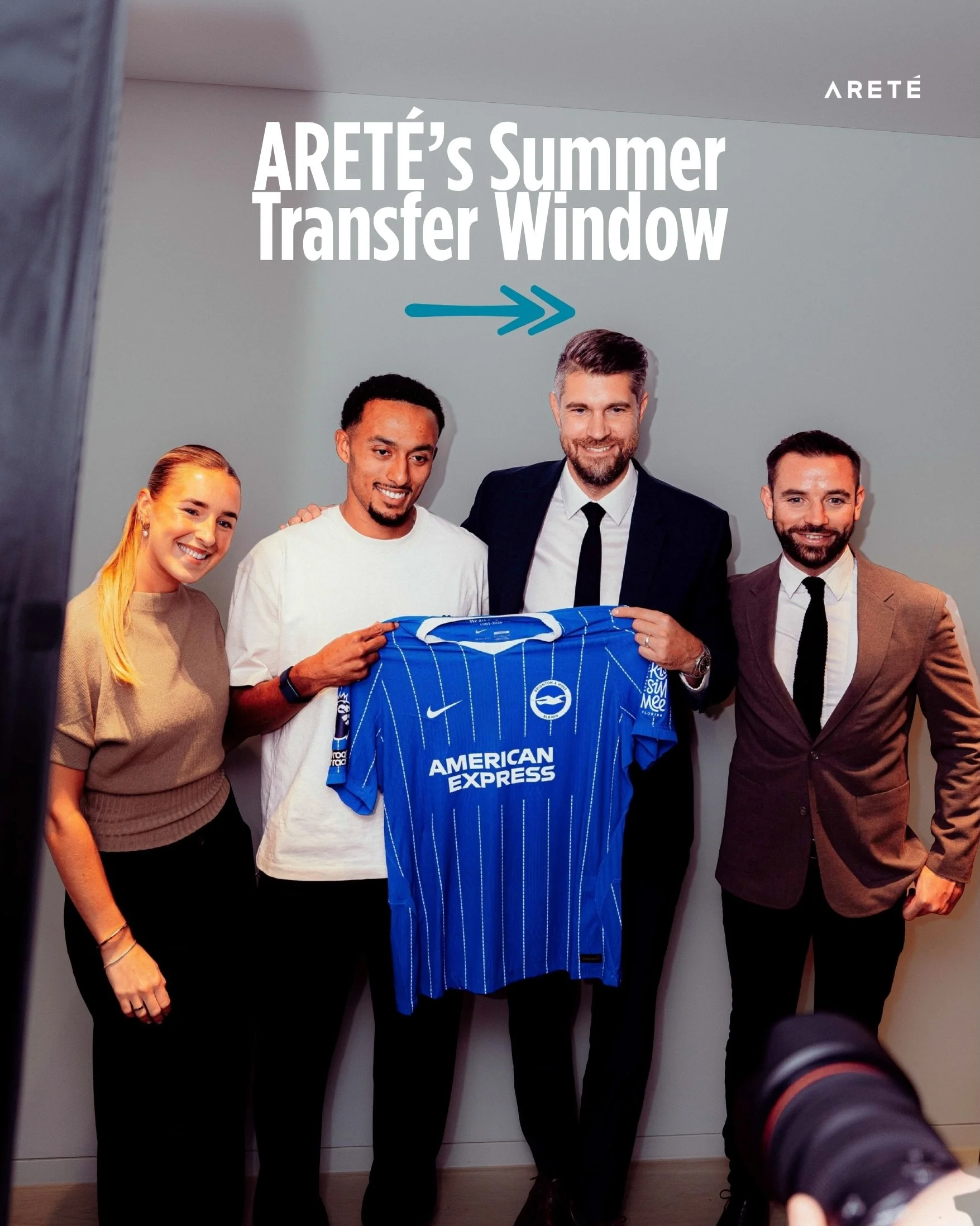 A summer transfer window for the ARET&Eacute; history books 🤩

Securing deals for our clients in 10 Leagues across the Premier League, EFL, Eredivisie, WSL, WSL2, National League, SPFL and Scottish Championship, we completed a total of 26 deals for 