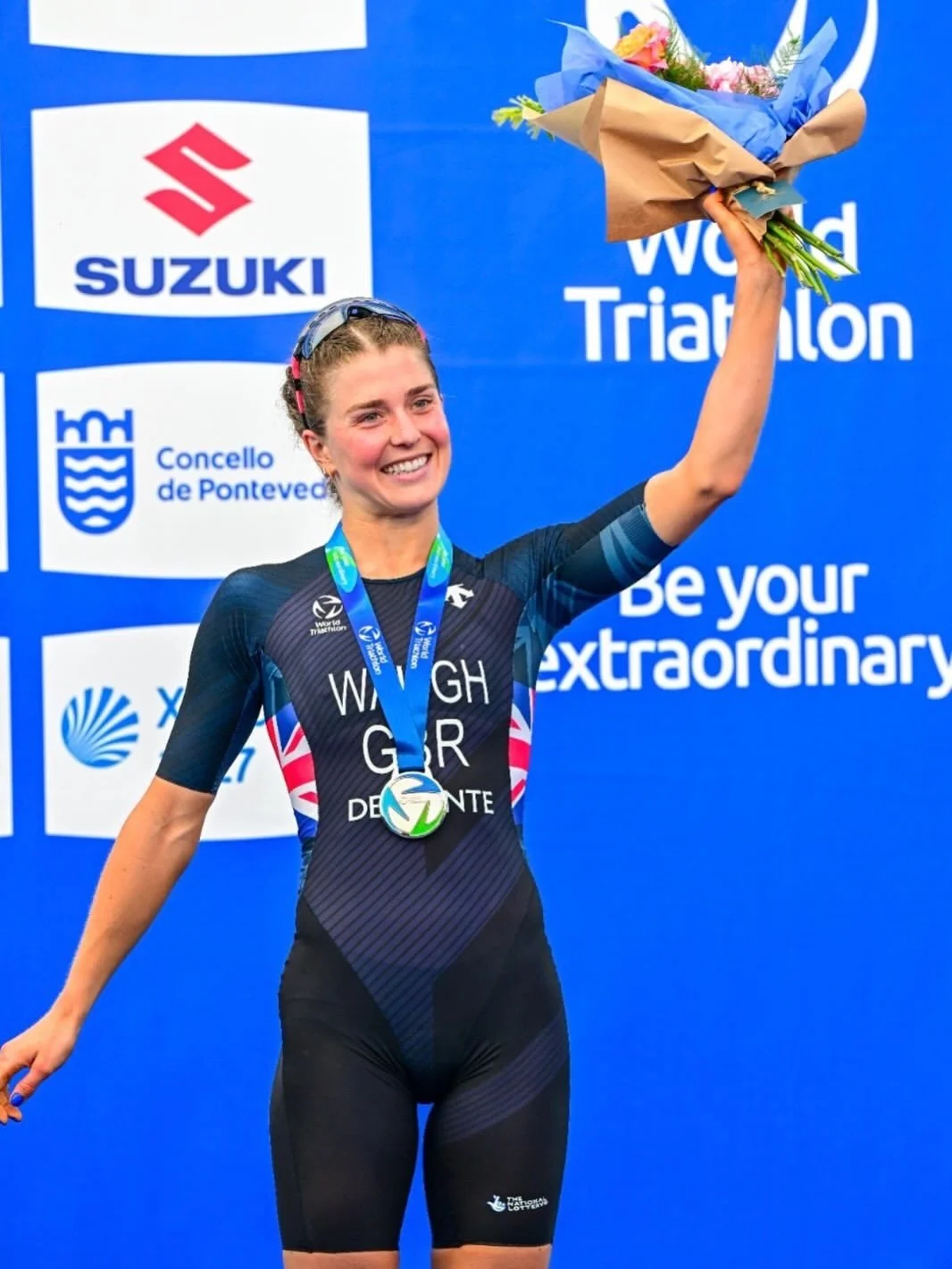 Podium at the @worldtriathlon 2026 Championship Finals 👏🥉

Congratulations to @kate__waugh who claimed Bronze at #WTCFPontevedra 🇪🇸 on Saturday with a time of 1:52:53 and the fastest bike split of 56:43 👏