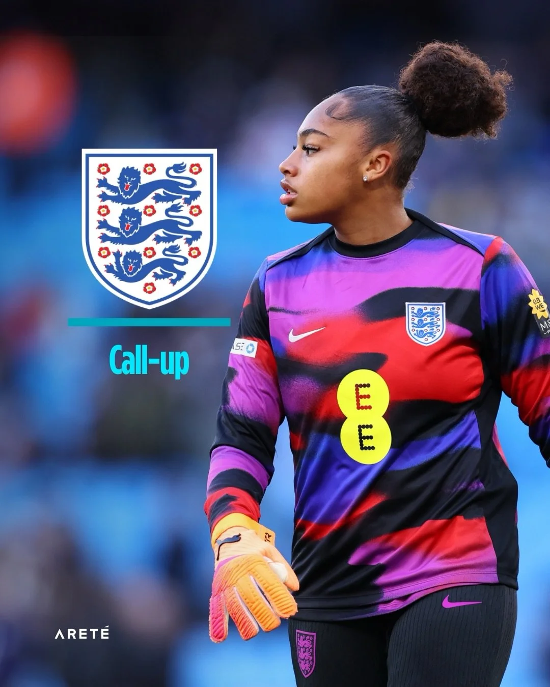 Congratulations to @khiara.k98, who has been called up to the @lionesses squad to take on Greece in their Women&rsquo;s World Cup play-off fixtures! 🦁👏