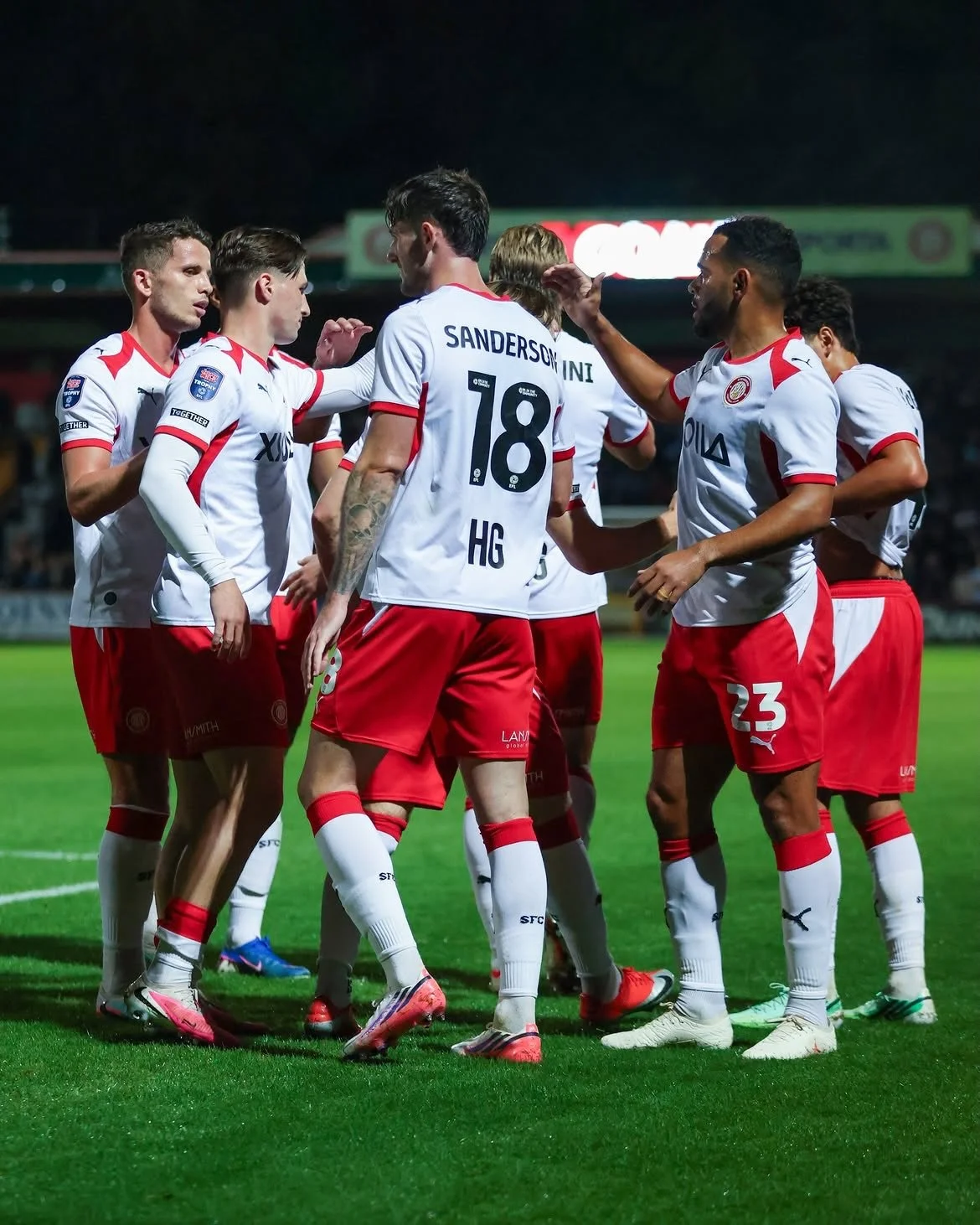 On the scoresheet again with another 🔝 performance! 👏

@olly_sandersonn on target for the fourth time this season in Stevenage&rsquo;s victory against Leicester! 🎯