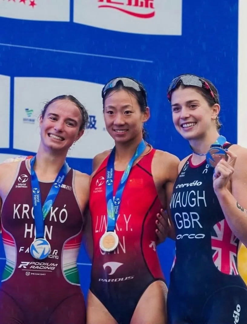 Another weekend, another podium for @kate__waugh 🥉

Kate claimed third spot in the Beijing World Cup in tough conditions in China! 🇨🇳🌧️

Mega effort, Kate 💪