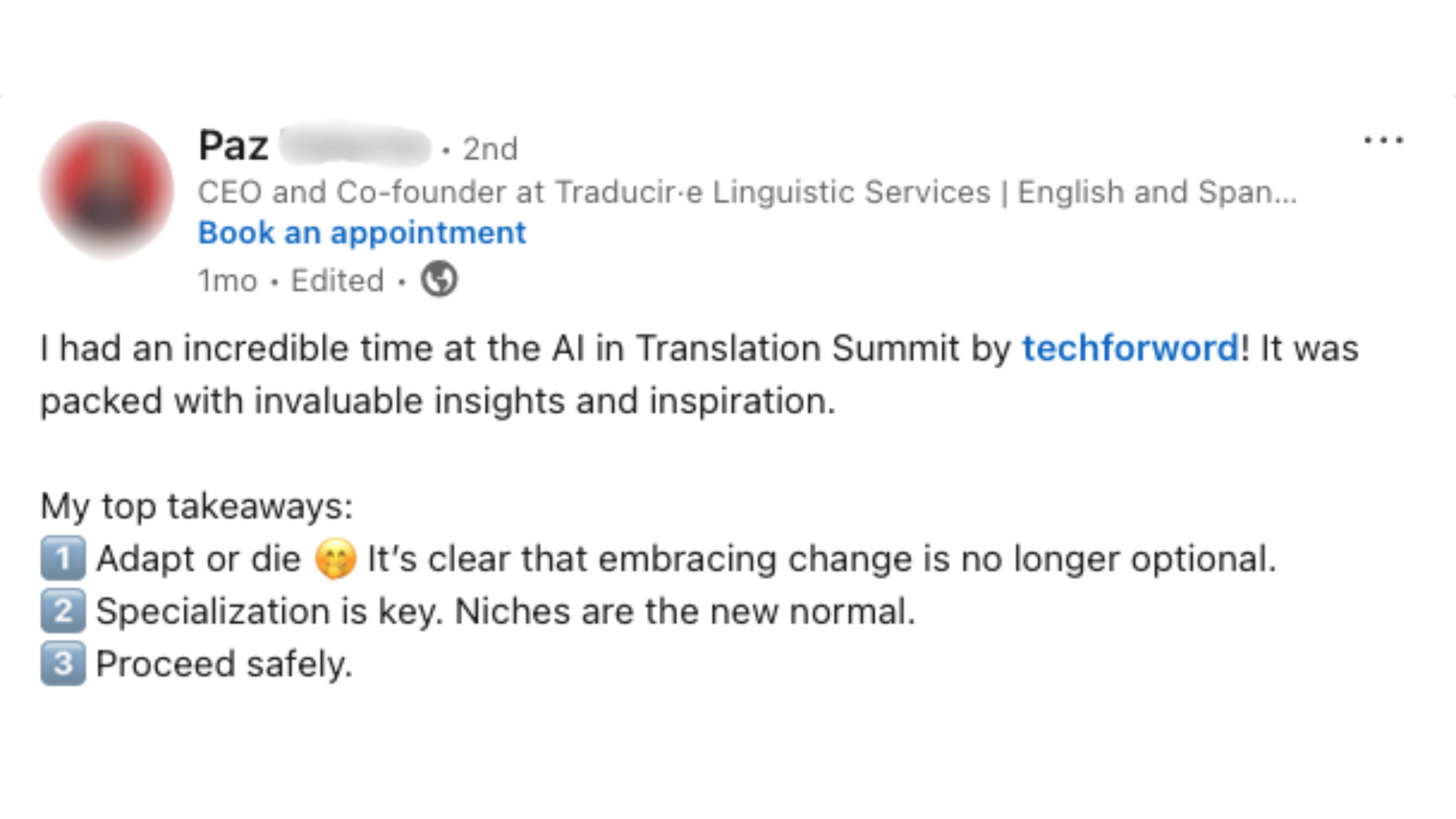The Direct Client Summit is a FREE virtual event for language professionals ready to stand out and get direct client bookings.