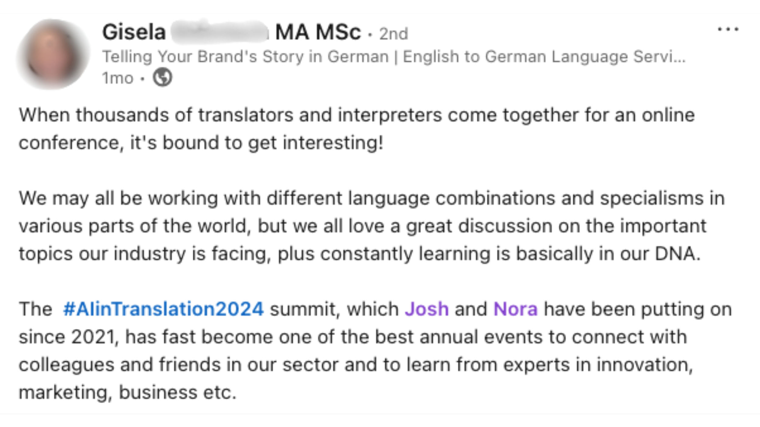 The Direct Client Summit is a FREE virtual event for language professionals ready to stand out and get direct client bookings.