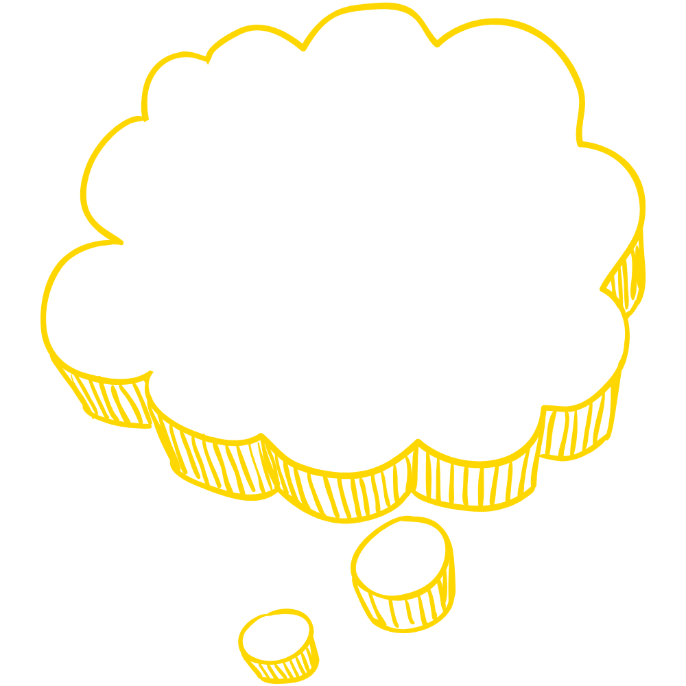 Thought bubble with question: "How do I make sure my name gets dropped in the right rooms?”