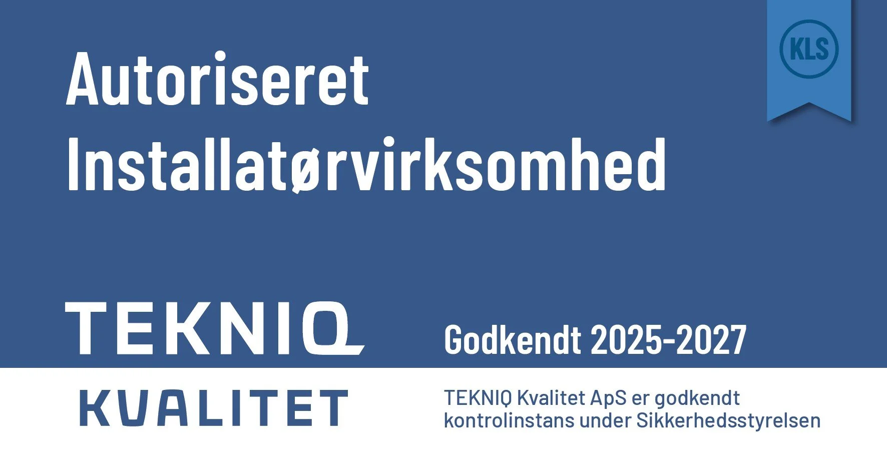Tekniq autoriseret installatørvirksomhed