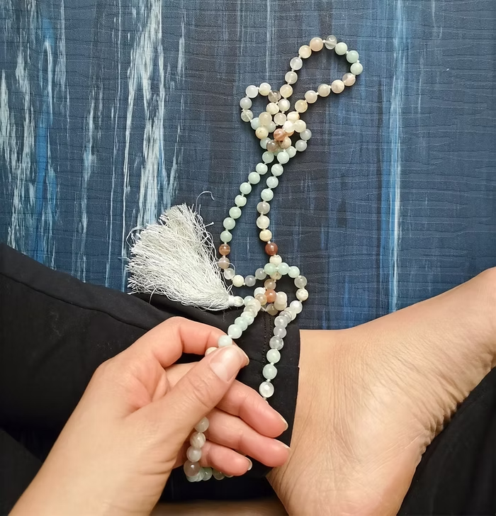 When in doubt, meditate. How to use mala beads to practice meditation.