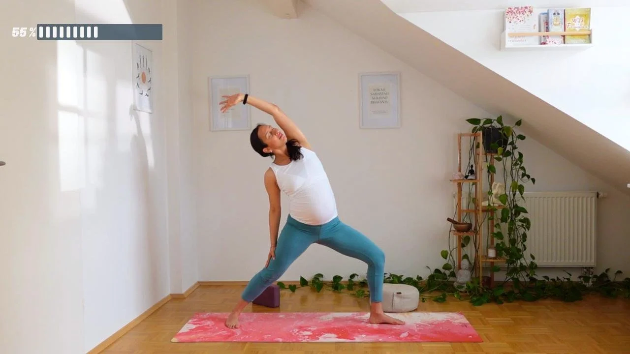 pregnancy yoga for energy