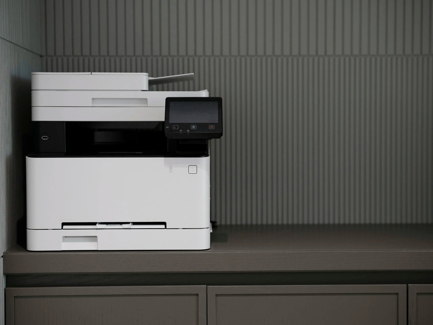 Compact A4 office printer