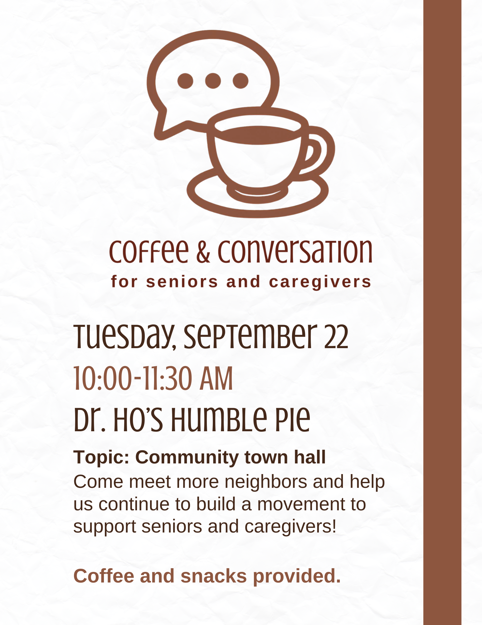 Coffee and Conversation