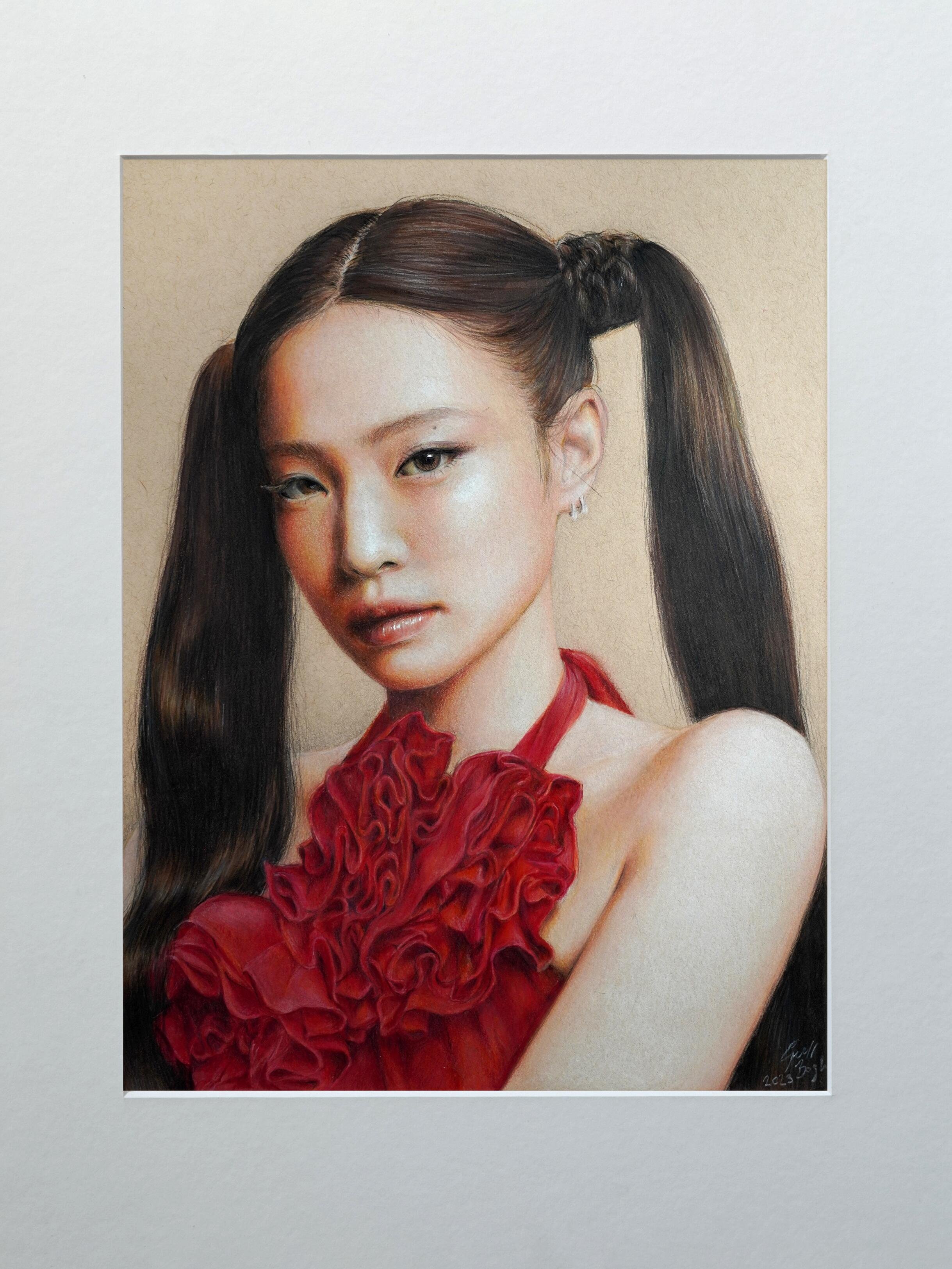 "Jennie"– Original Colored Pencil Drawing