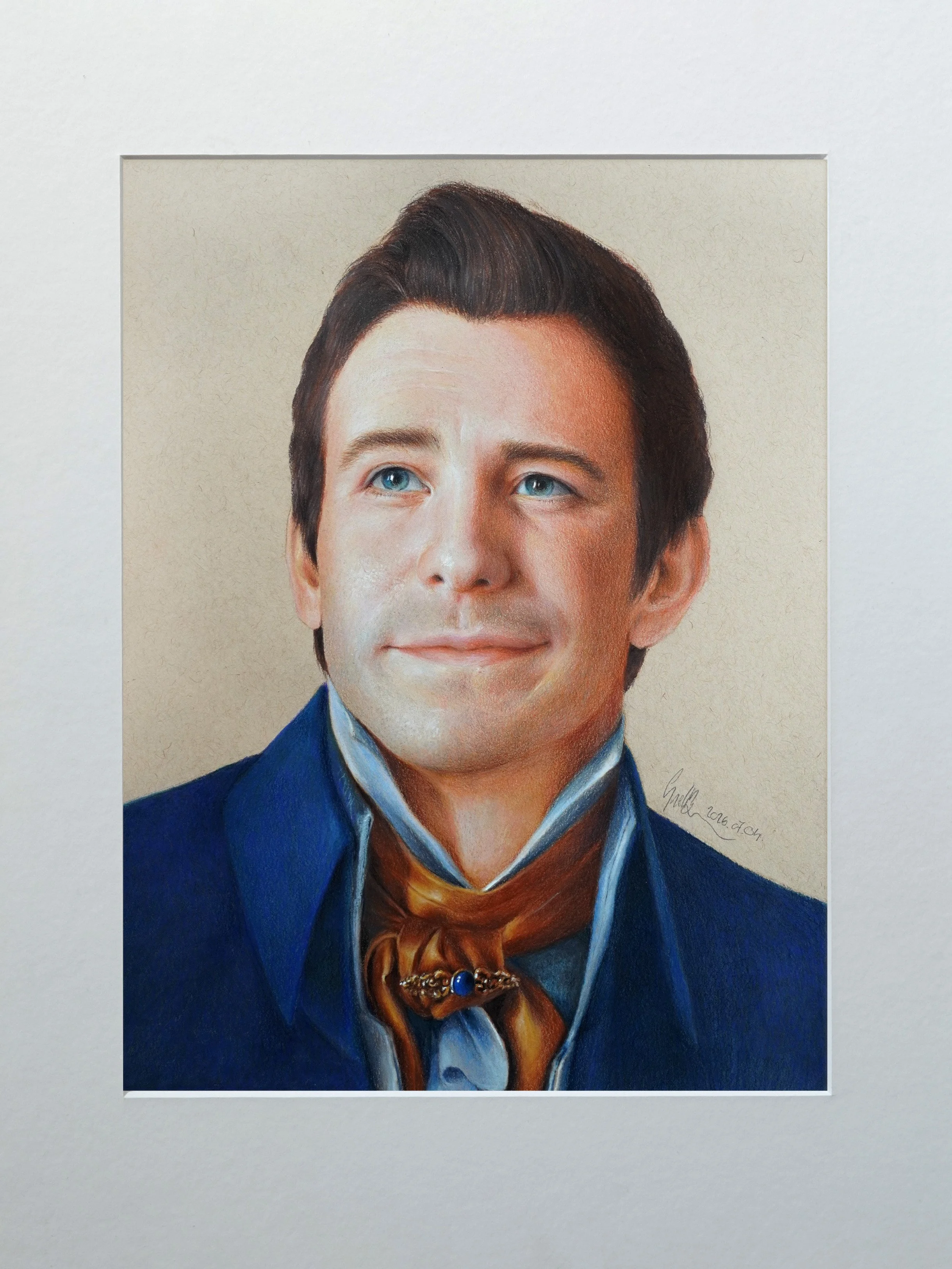 "Benedict" – Original Colored Pencil Drawing