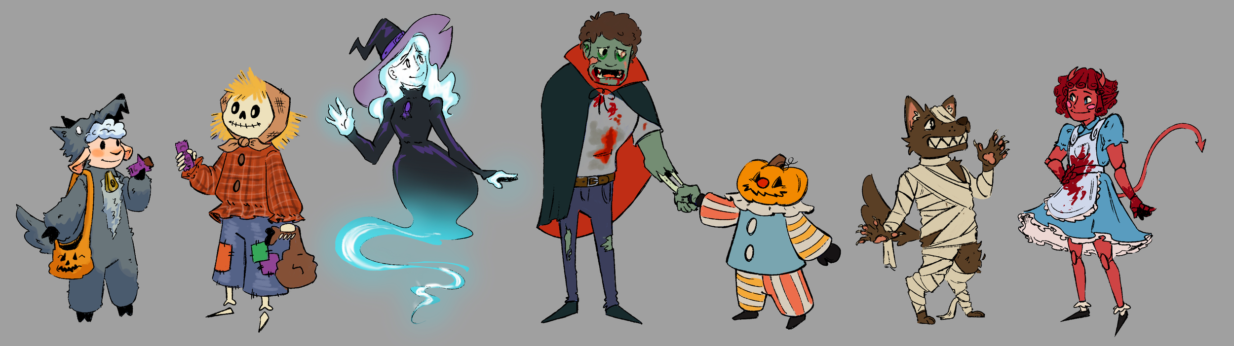 Character Design for previous illustration