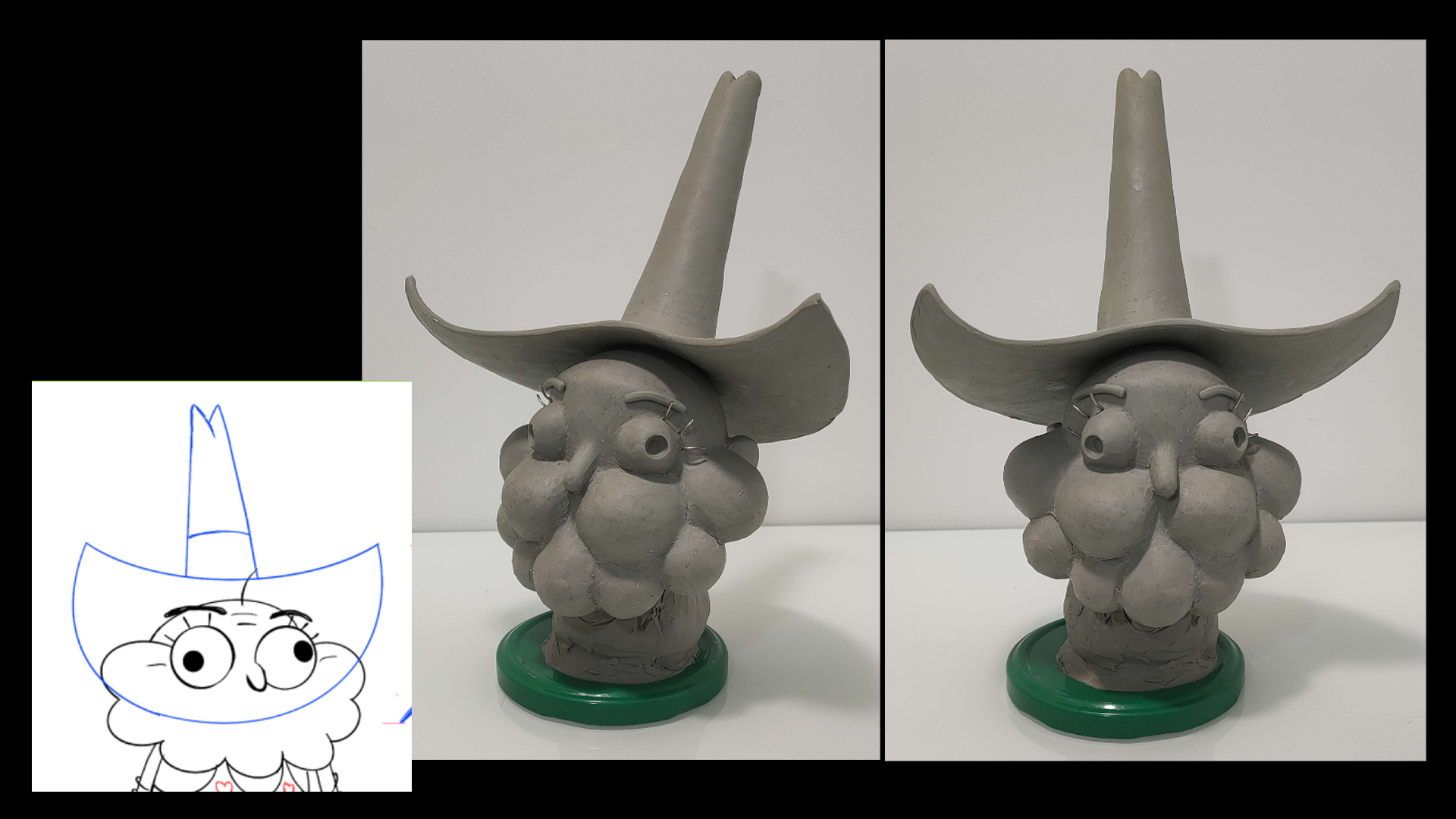 Clay Sculpt of "Calcetas" for short film "RODEO"