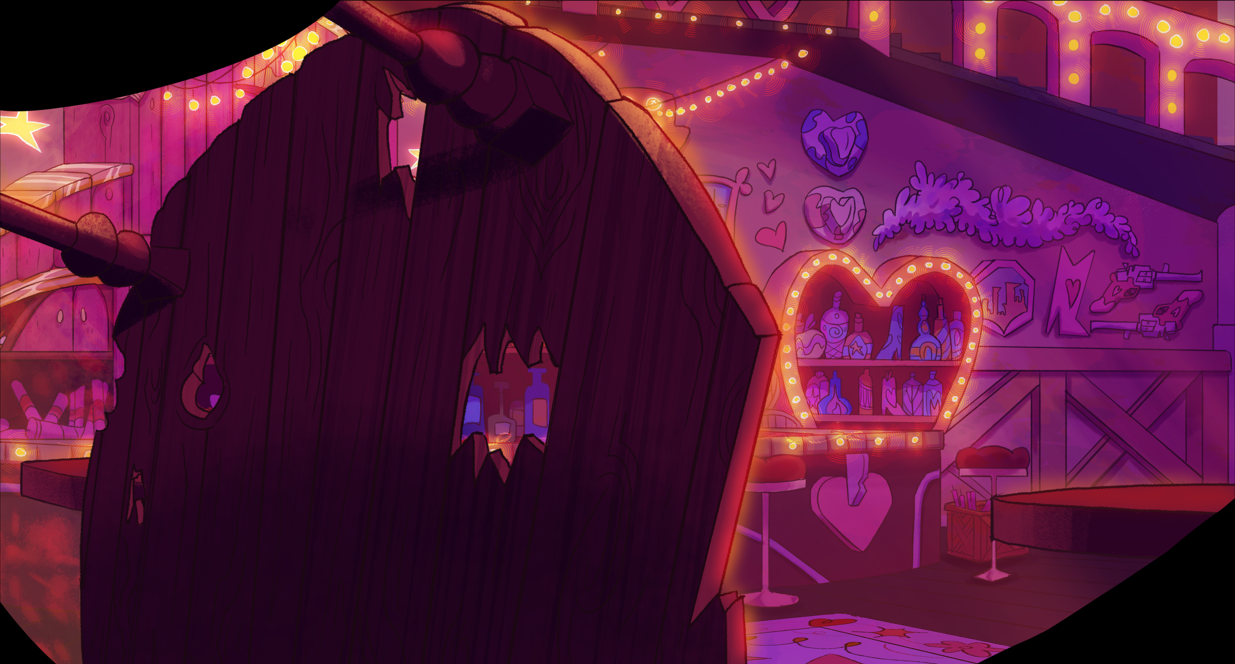 BG Painting for short film "RODEO"