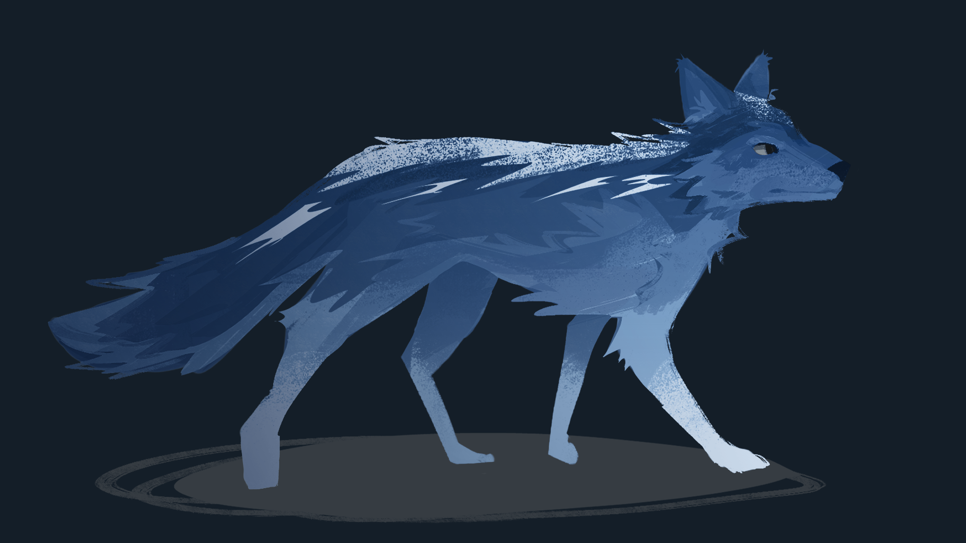 Character Concept art for personal project "To Build a Fire"