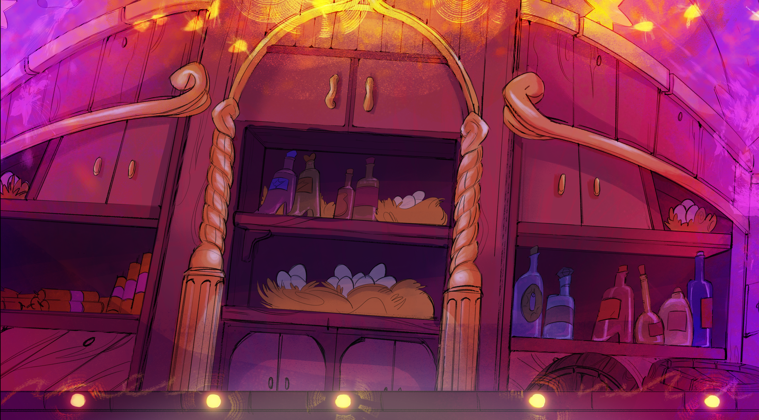 BG Painting for short film "RODEO"