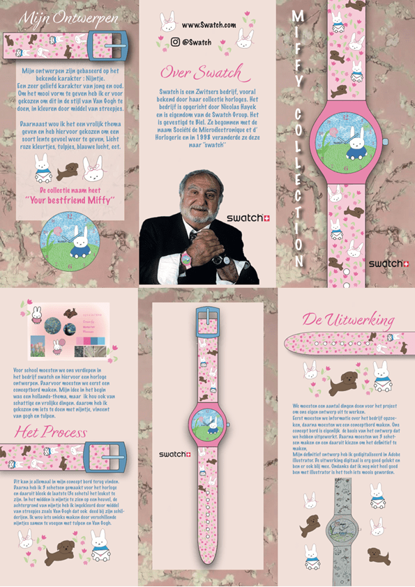 Project Swatch | 3-luik-folder 