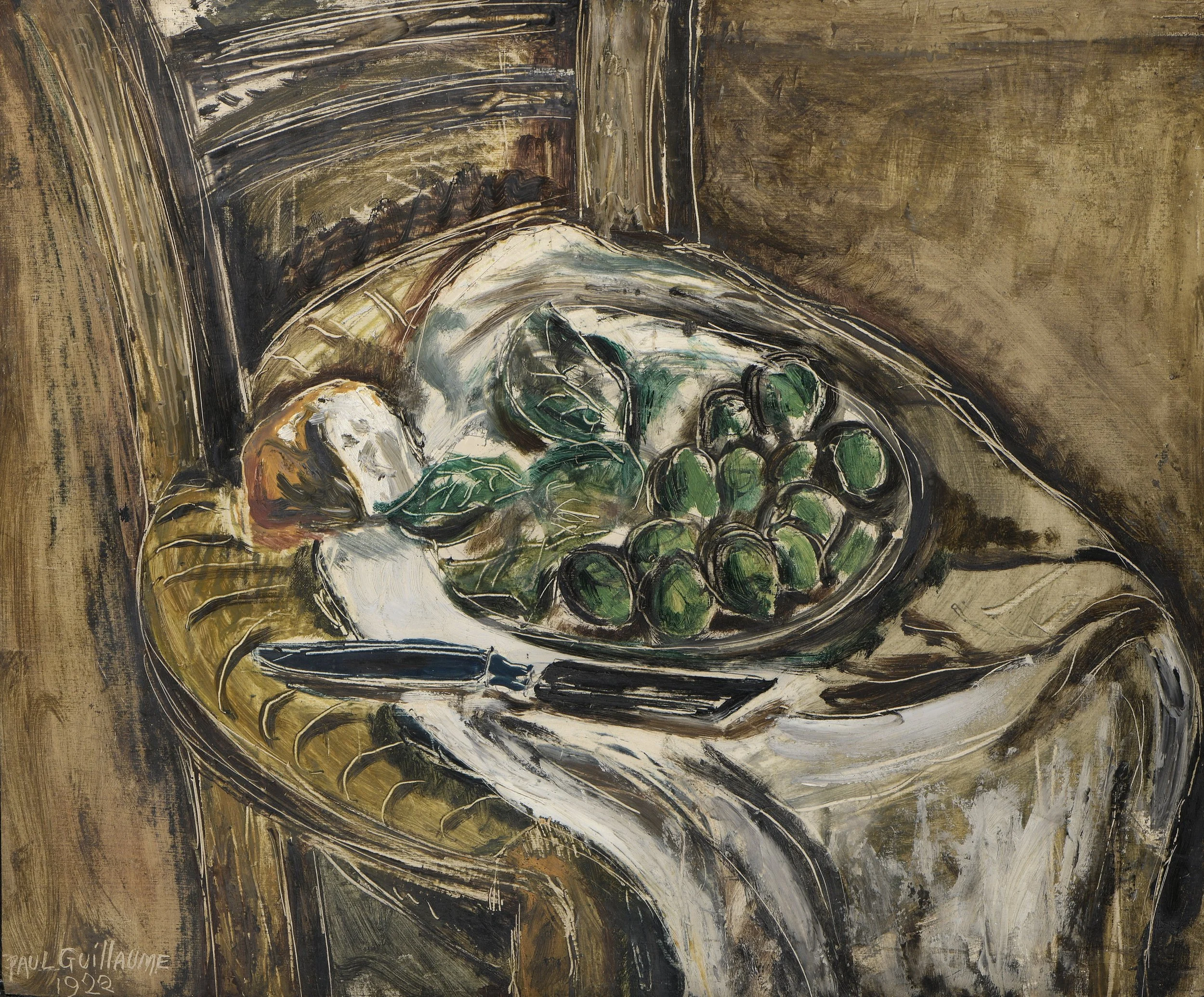 Paul Guillaume, Fruits sur l’assiette, 1922