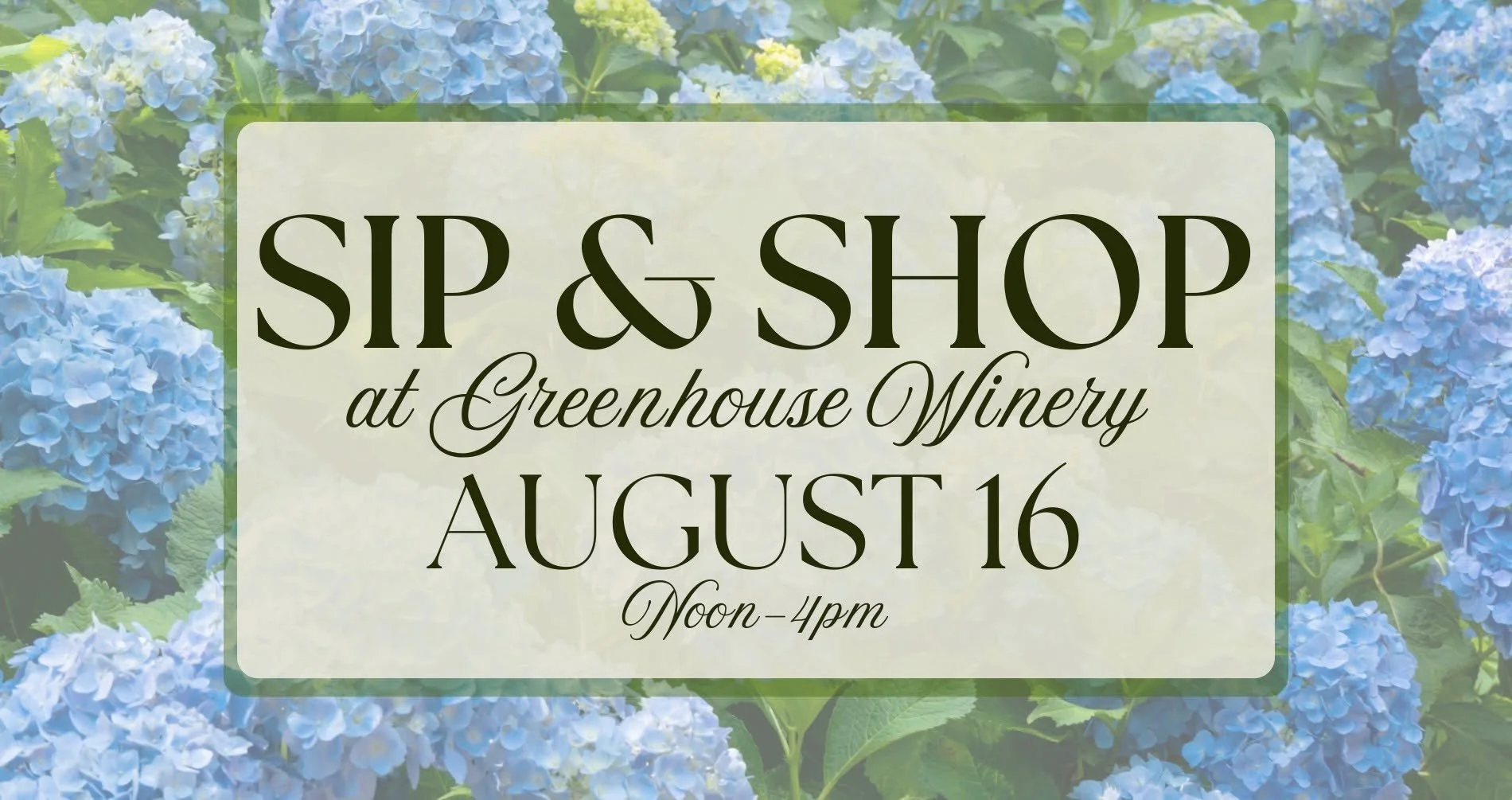 Sip and Shop Artisan Market