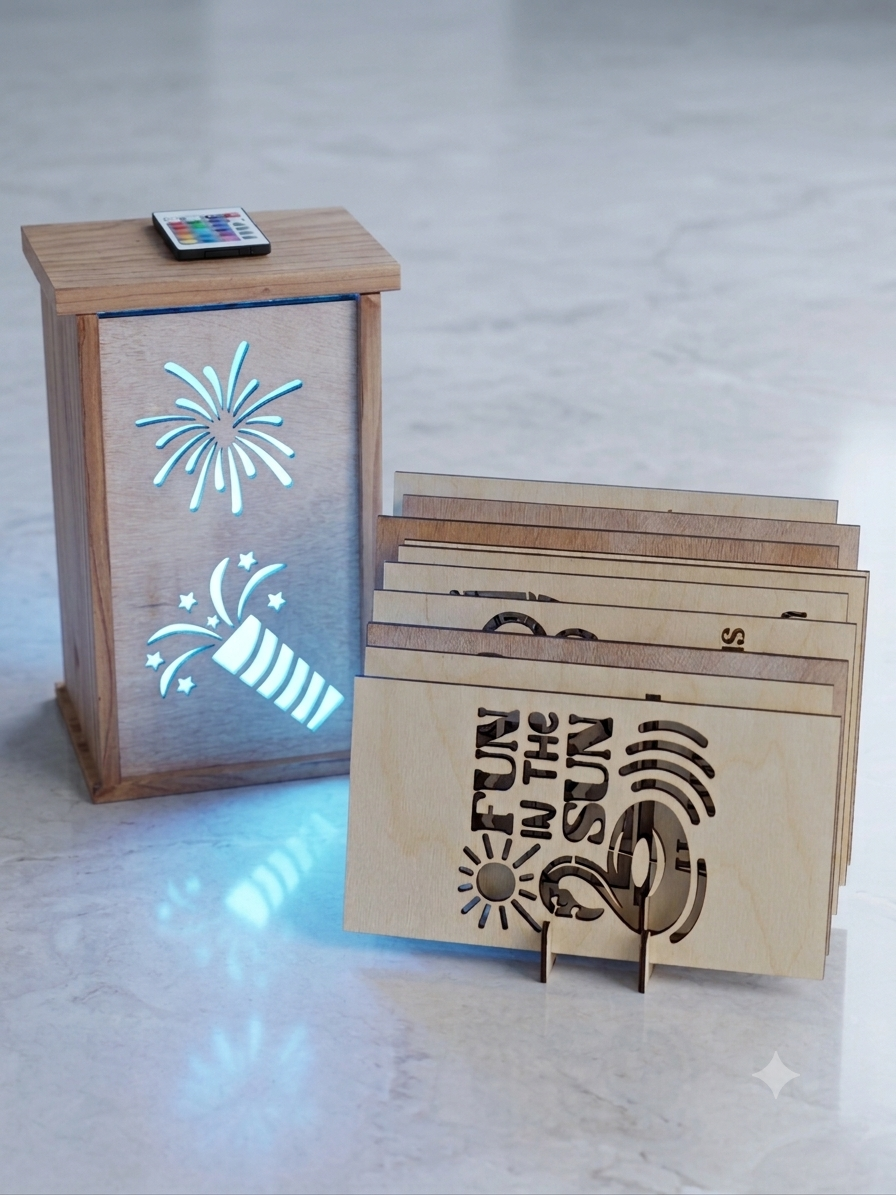 Lantern Box with Interchangeable Faces