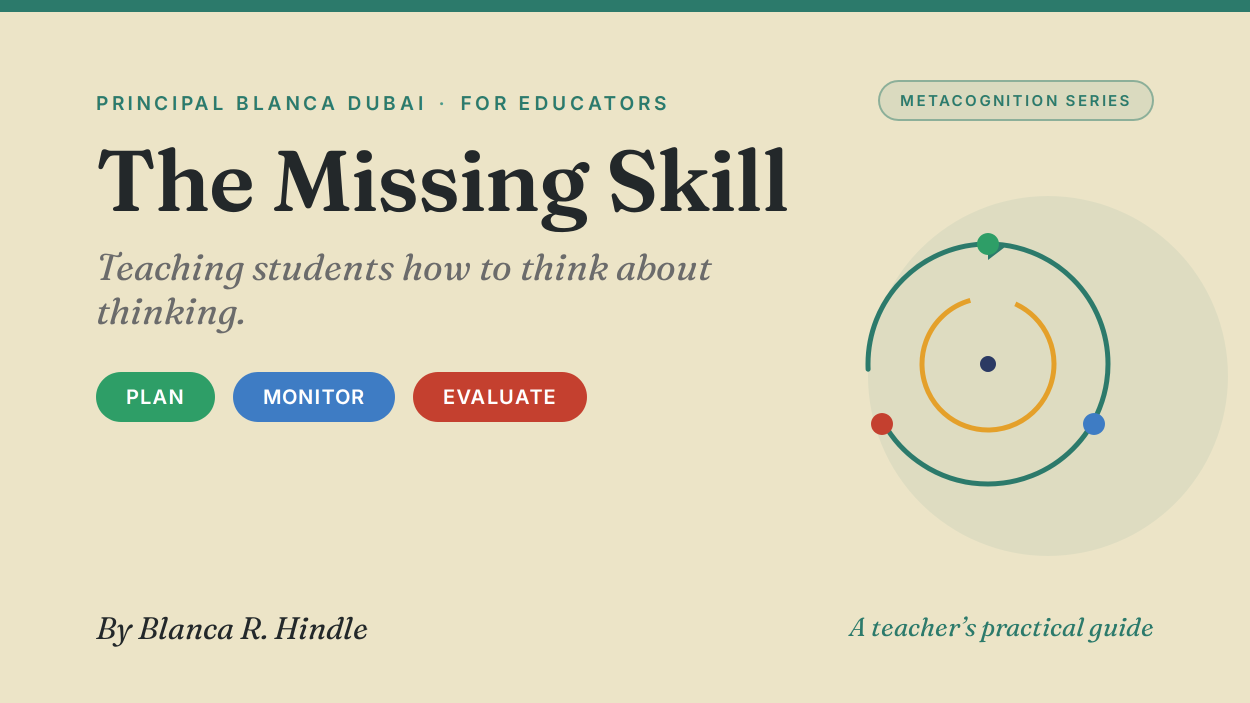 The Missing Skill:  Teaching Students How to Think About Thinking