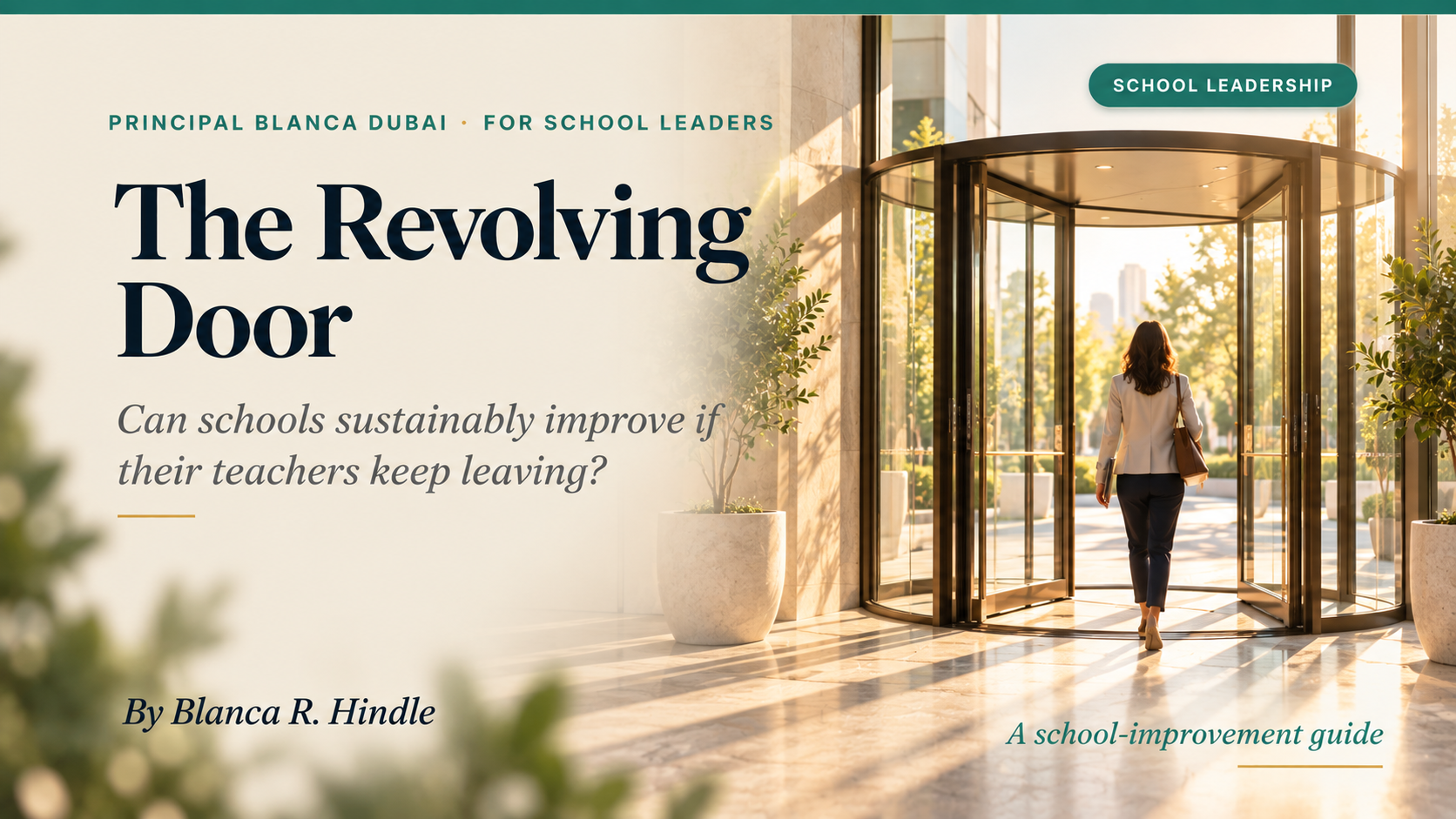 The Revolving Door:  Can Schools Sustainably Improve If Their Teachers Keep Leaving?