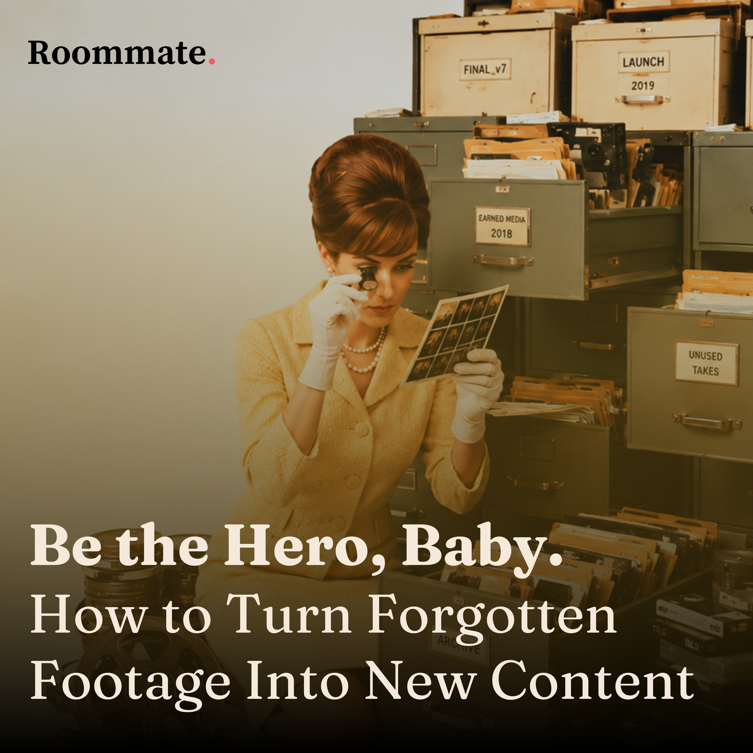 Be the hero, baby. How to turn forgotten footage into new content.
