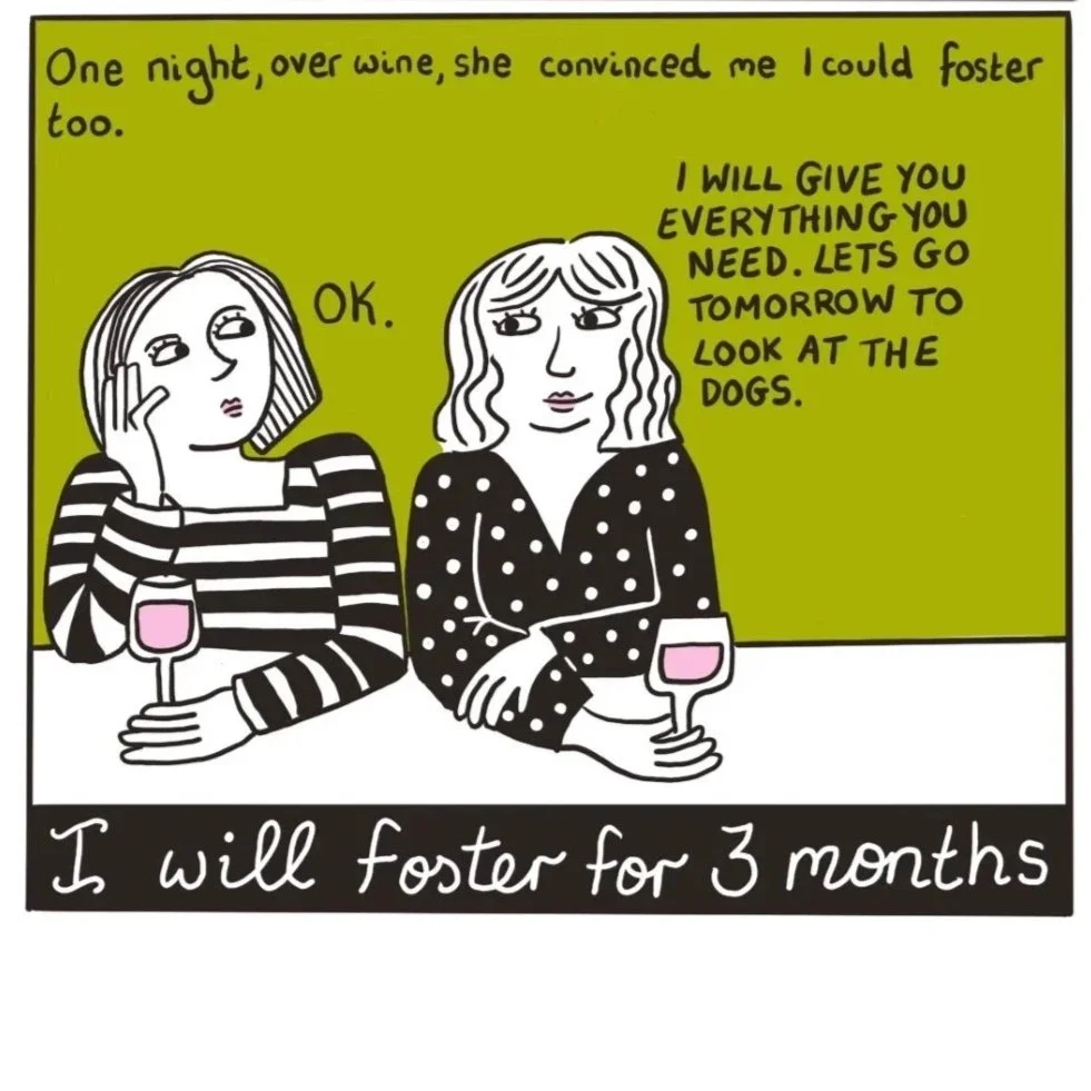 A Foster Fail comic frame