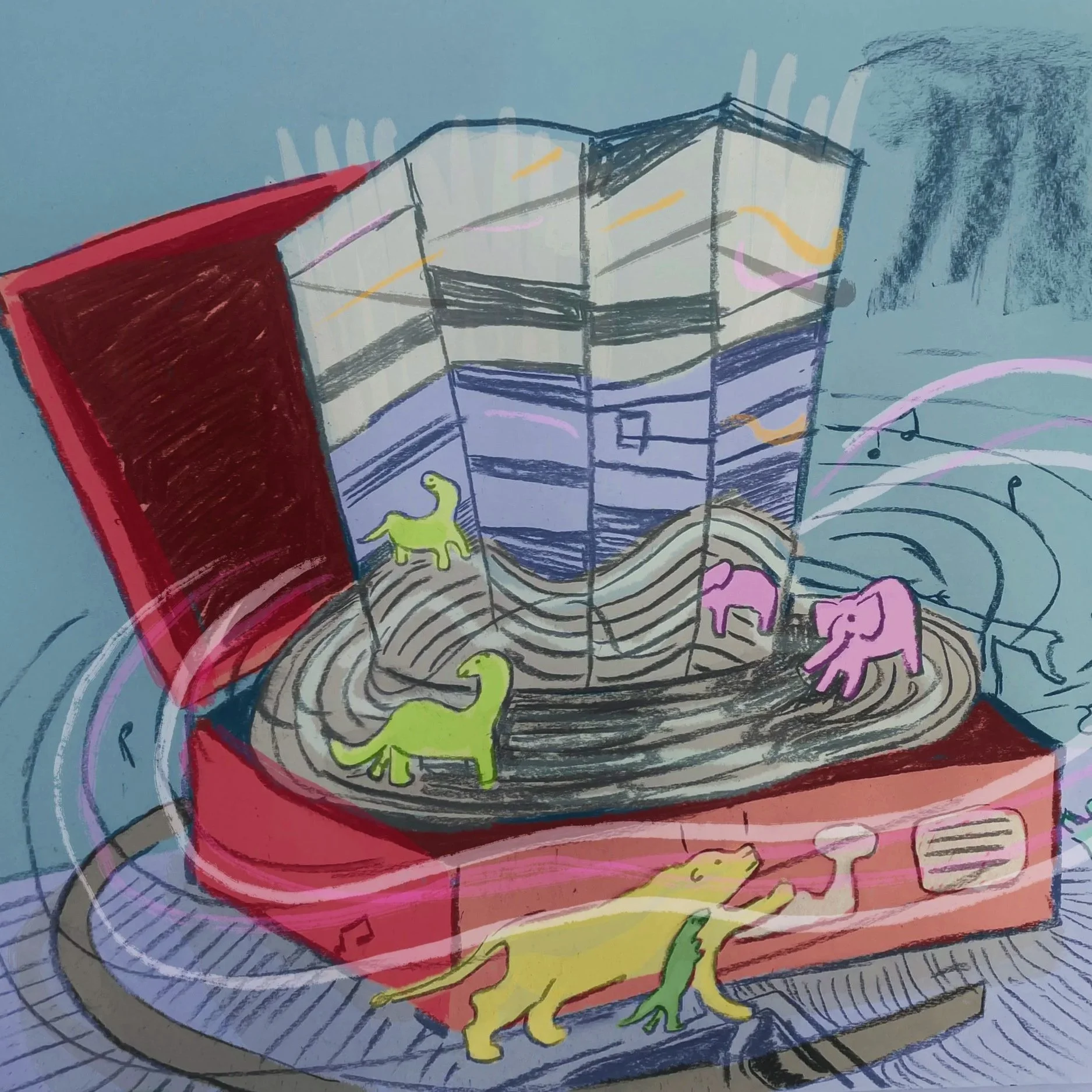 The toy box after dark 