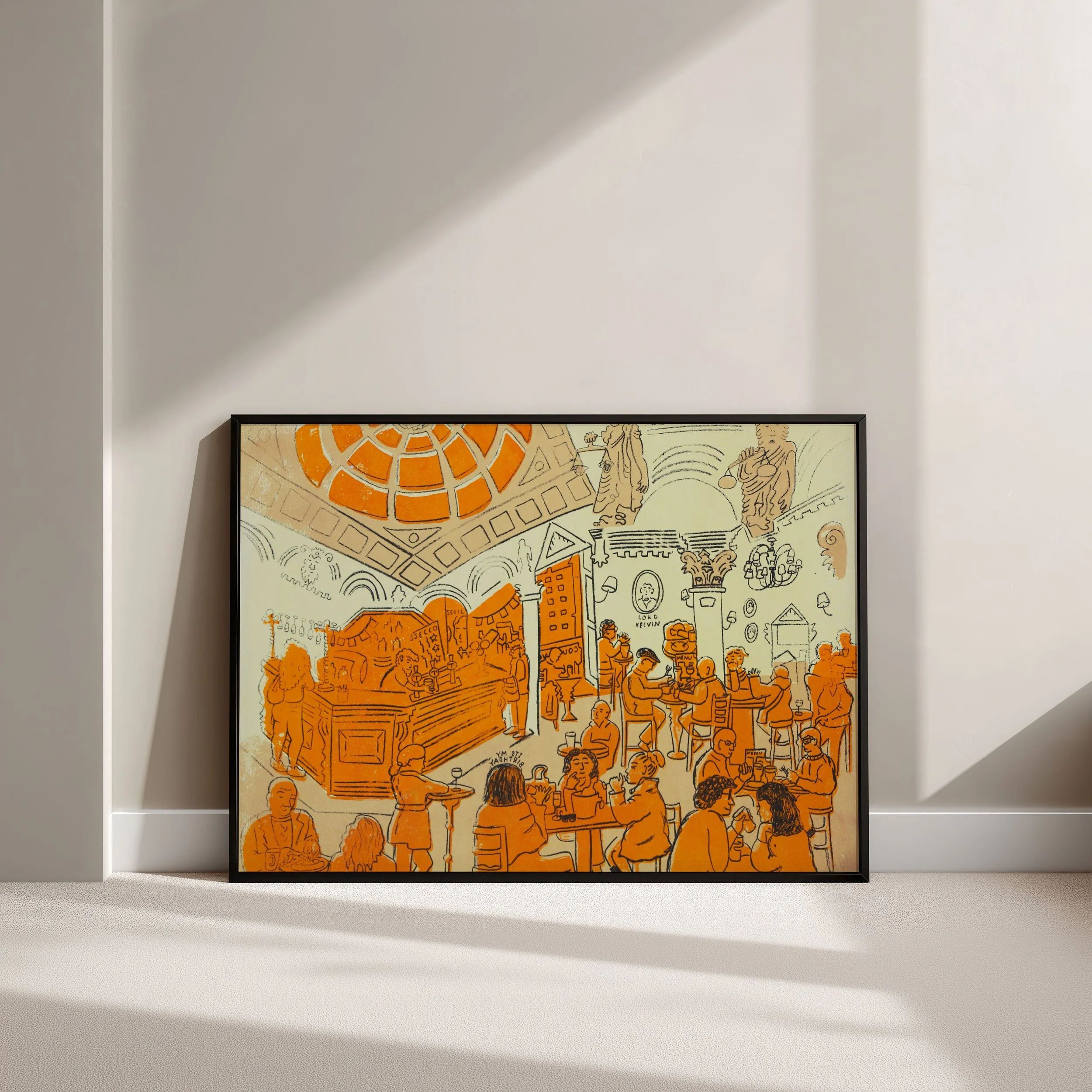 The Counting House Screen print