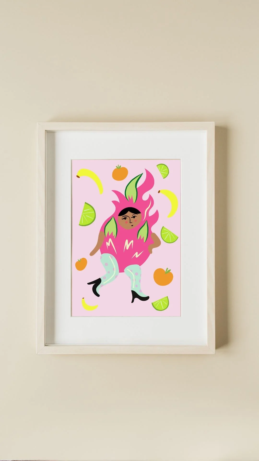 Framed dragon fruit dance.jpeg