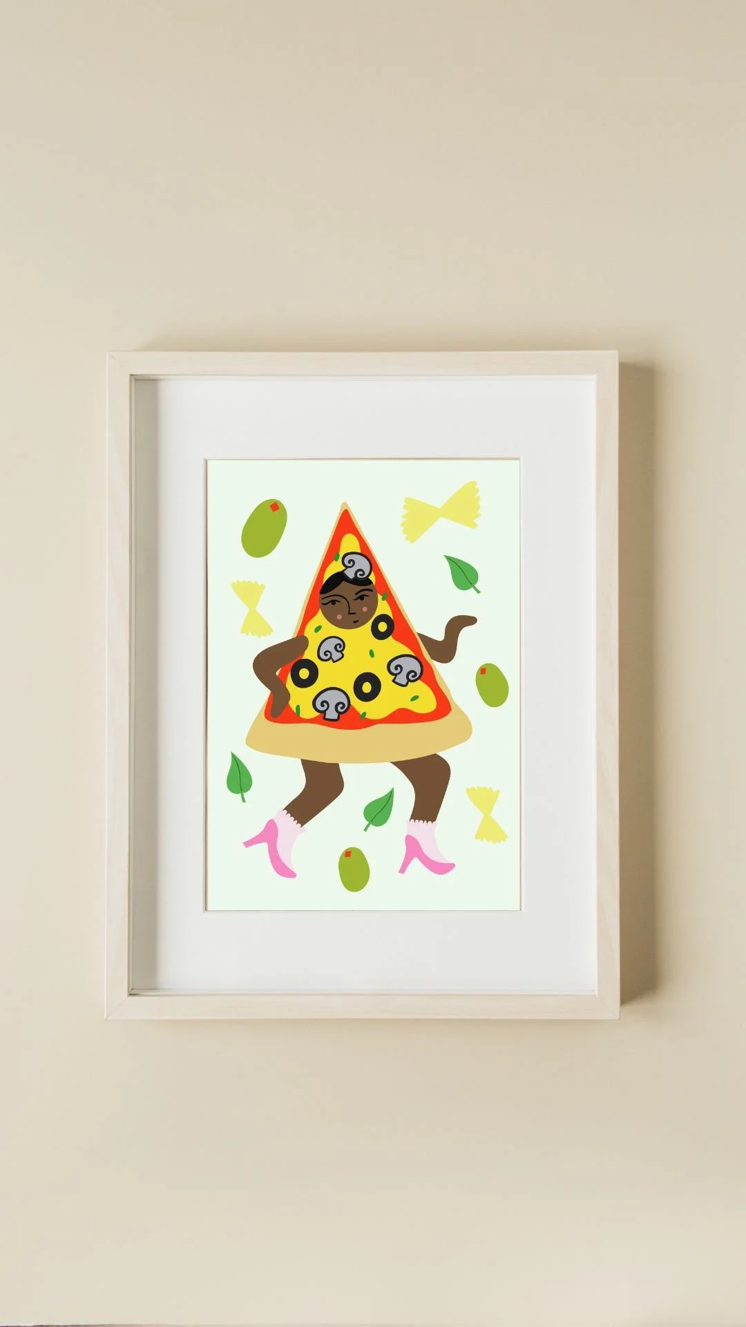 Pizza Party Dance giclee art print