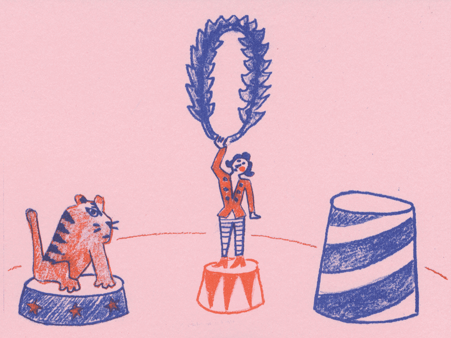 A fun little animation- hand drawn and risograph printed 