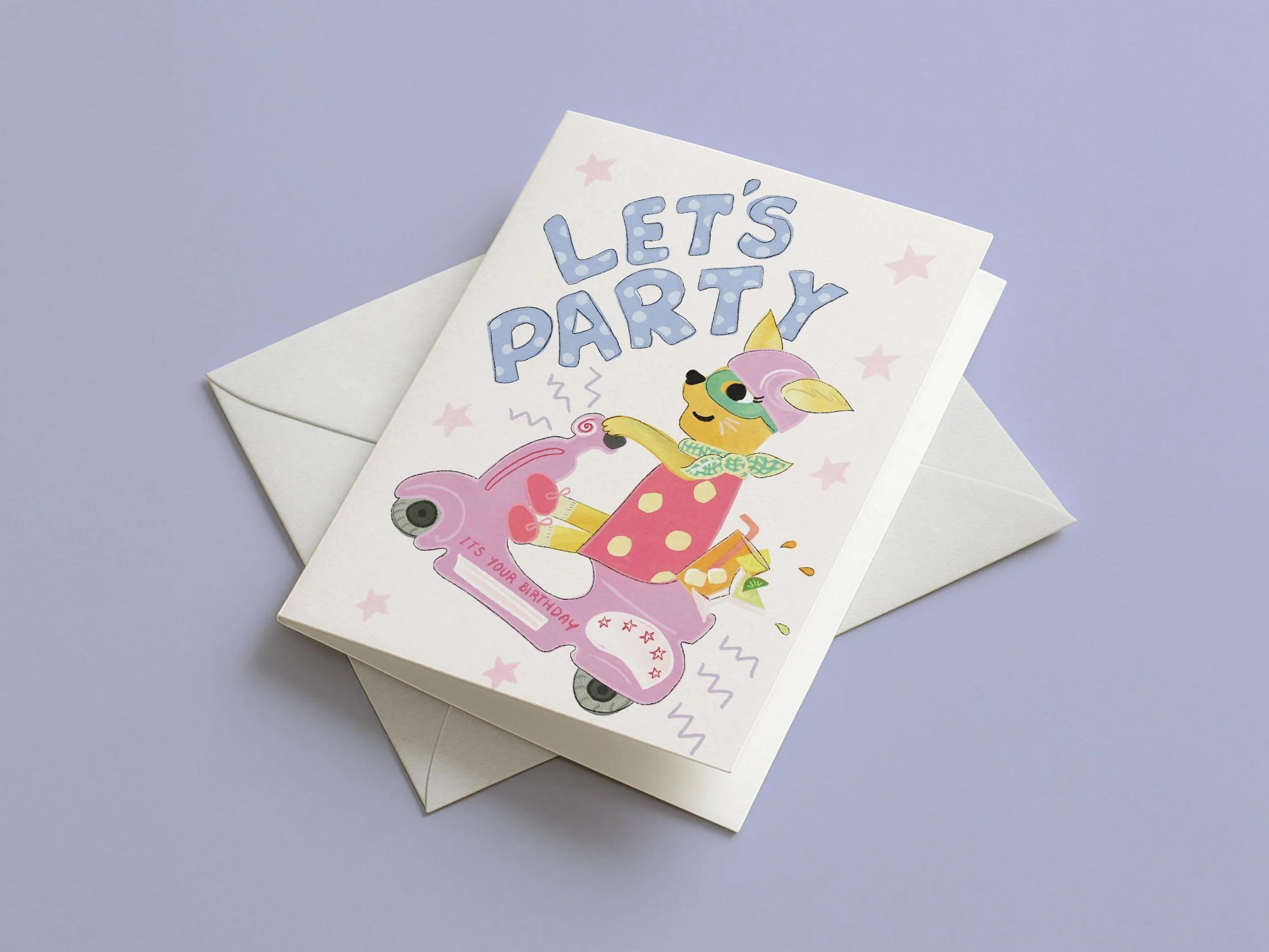 Chihuahua party card