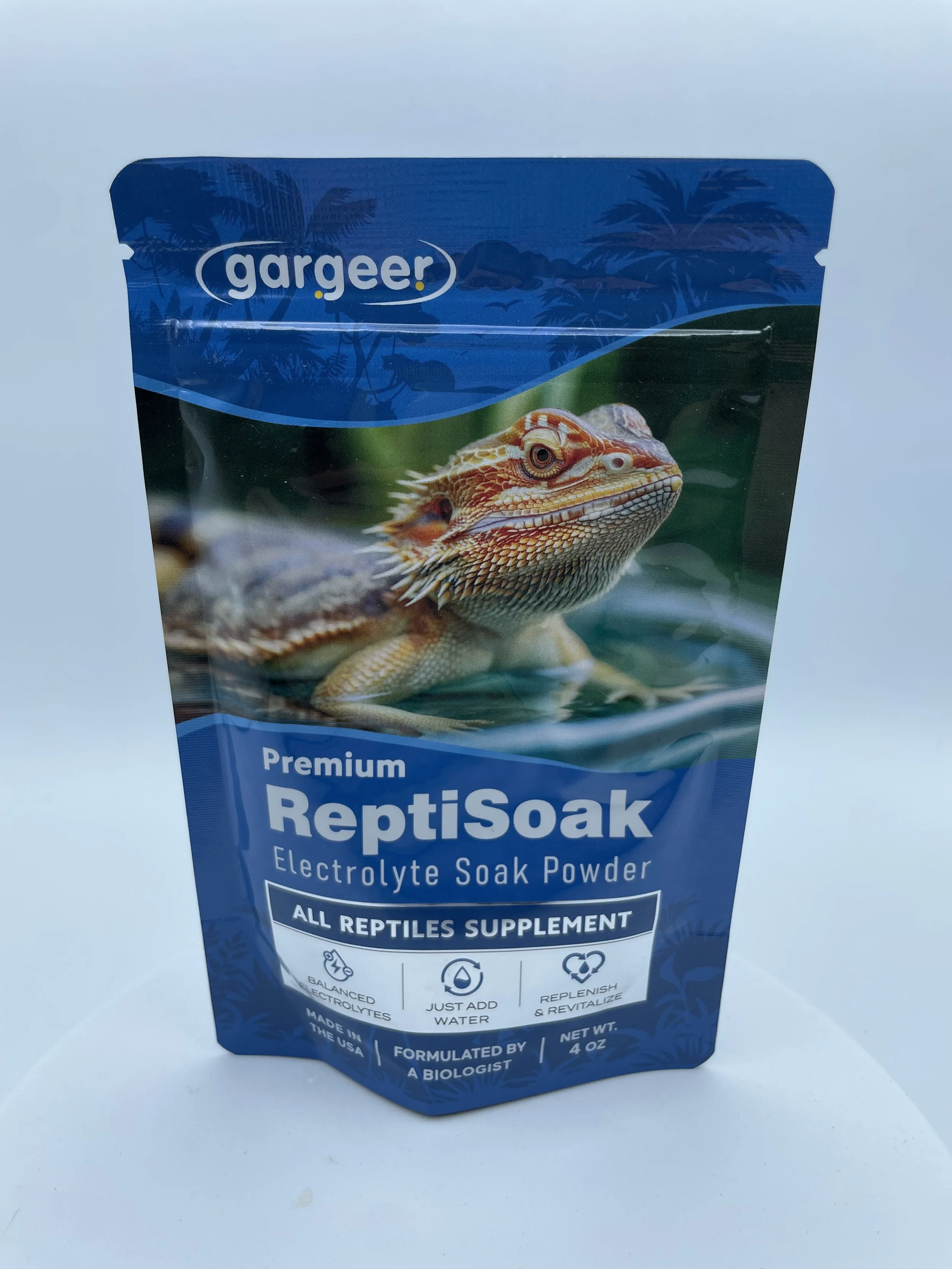 Gergeer- ReptiSoak Electrolyte Soak Powder